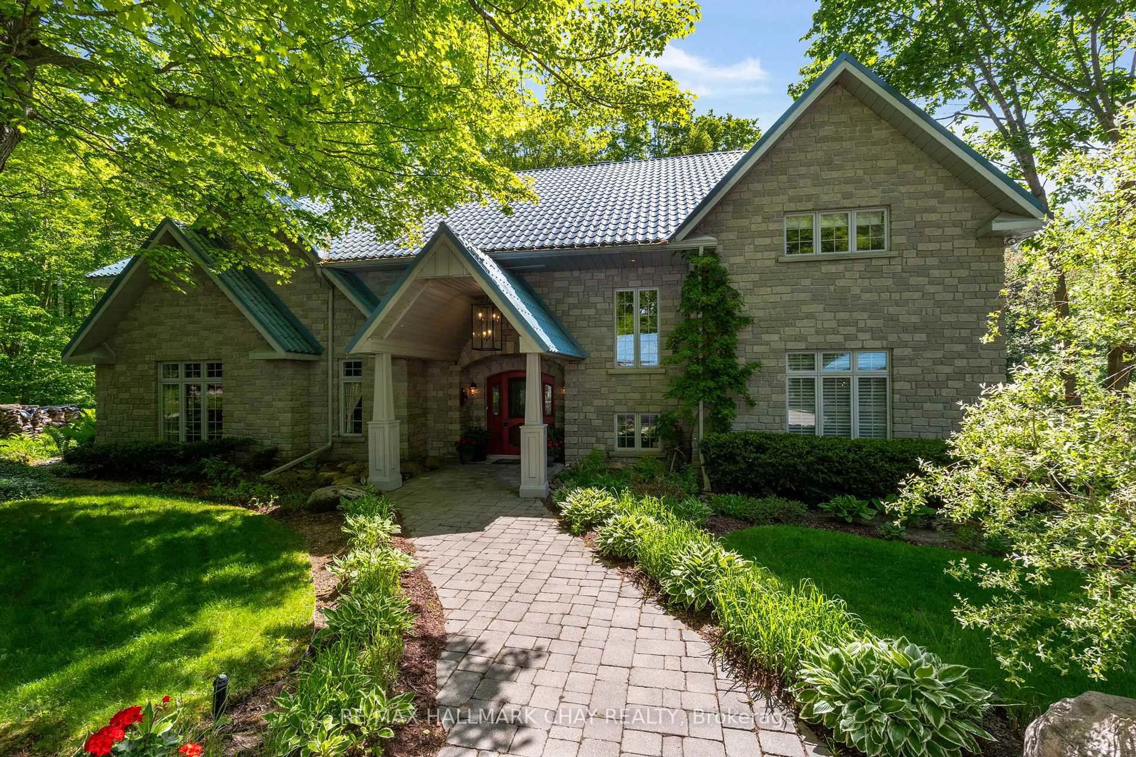 Home with brick exterior material, street for 3778 Vasey Rd, Tay Ontario L0K 2C0