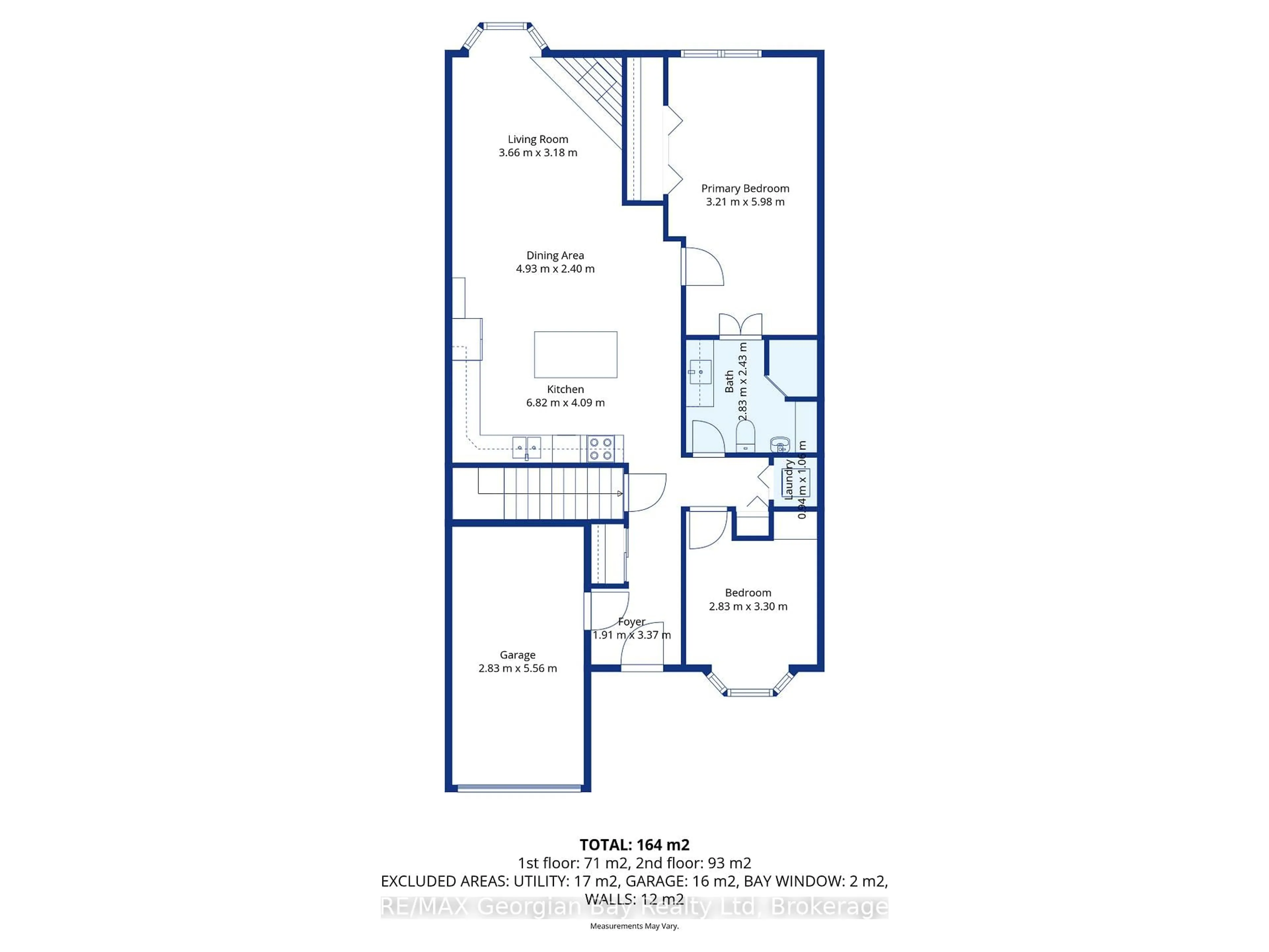 Floor plan for 696 King St #63, Midland Ontario L4R 5B6