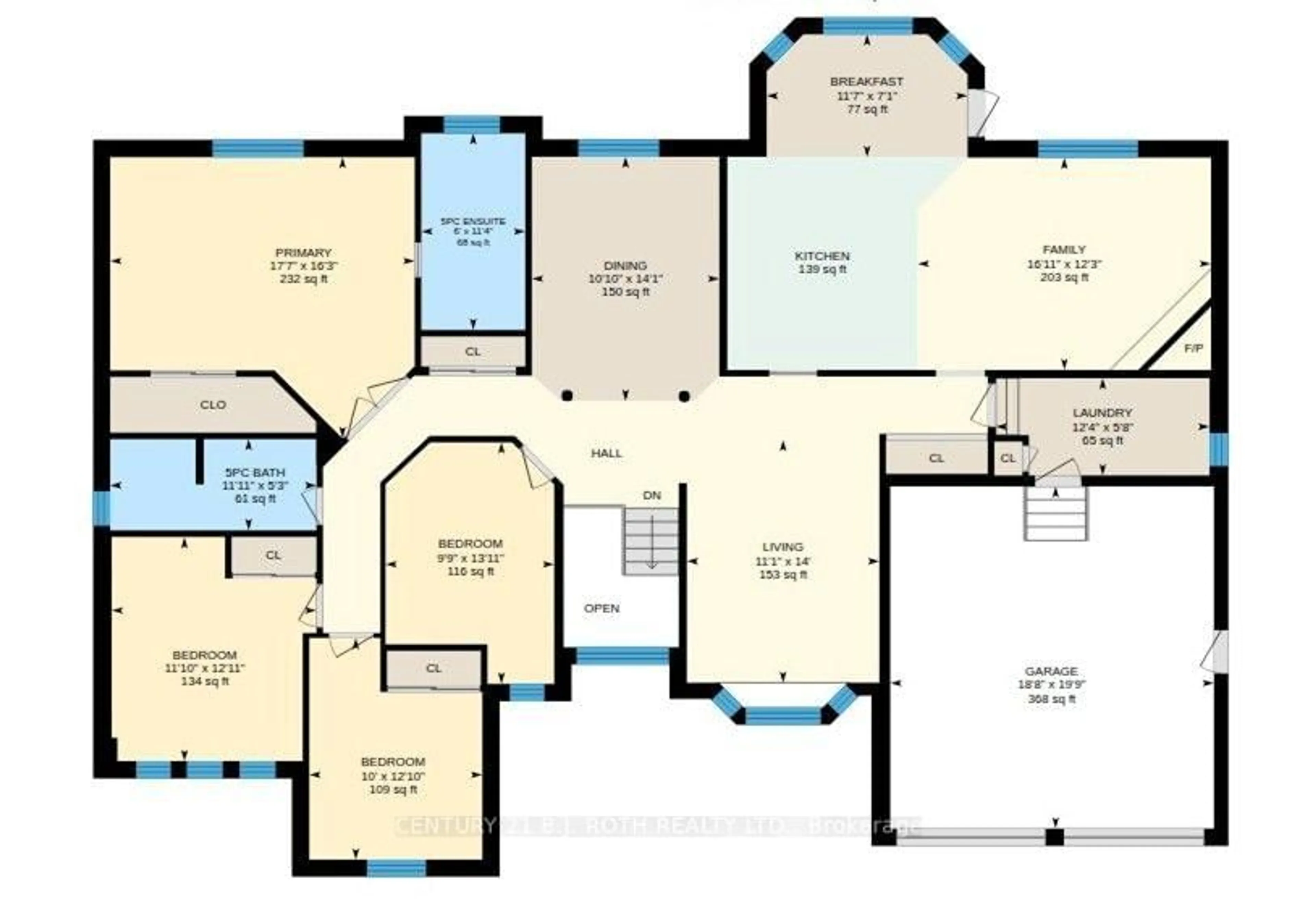 Floor plan for 3 Dean Crt, Wasaga Beach Ontario L9Z 1J9