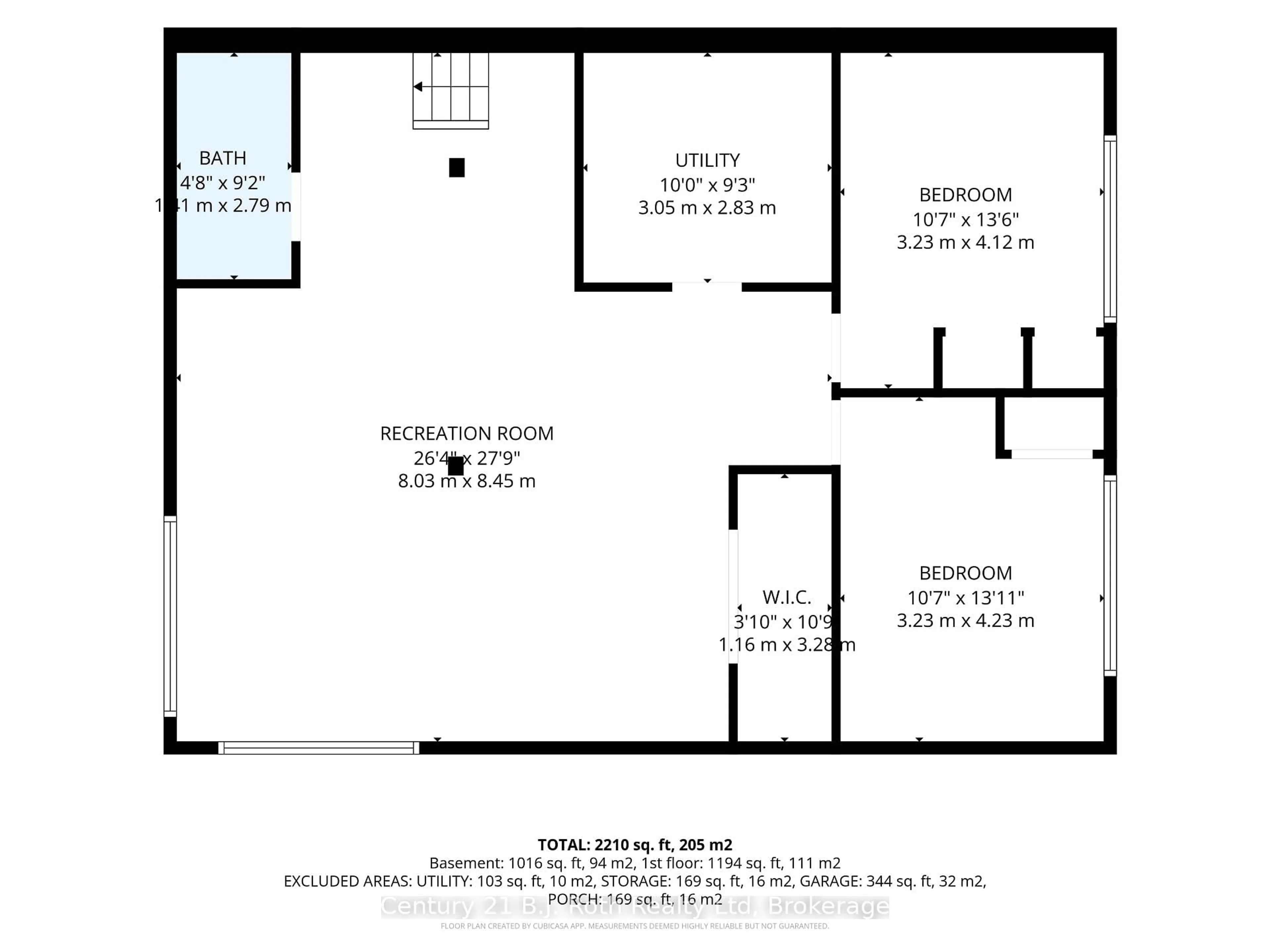Floor plan for 24 Crescent Dr, Tay Ontario L0K 2A0