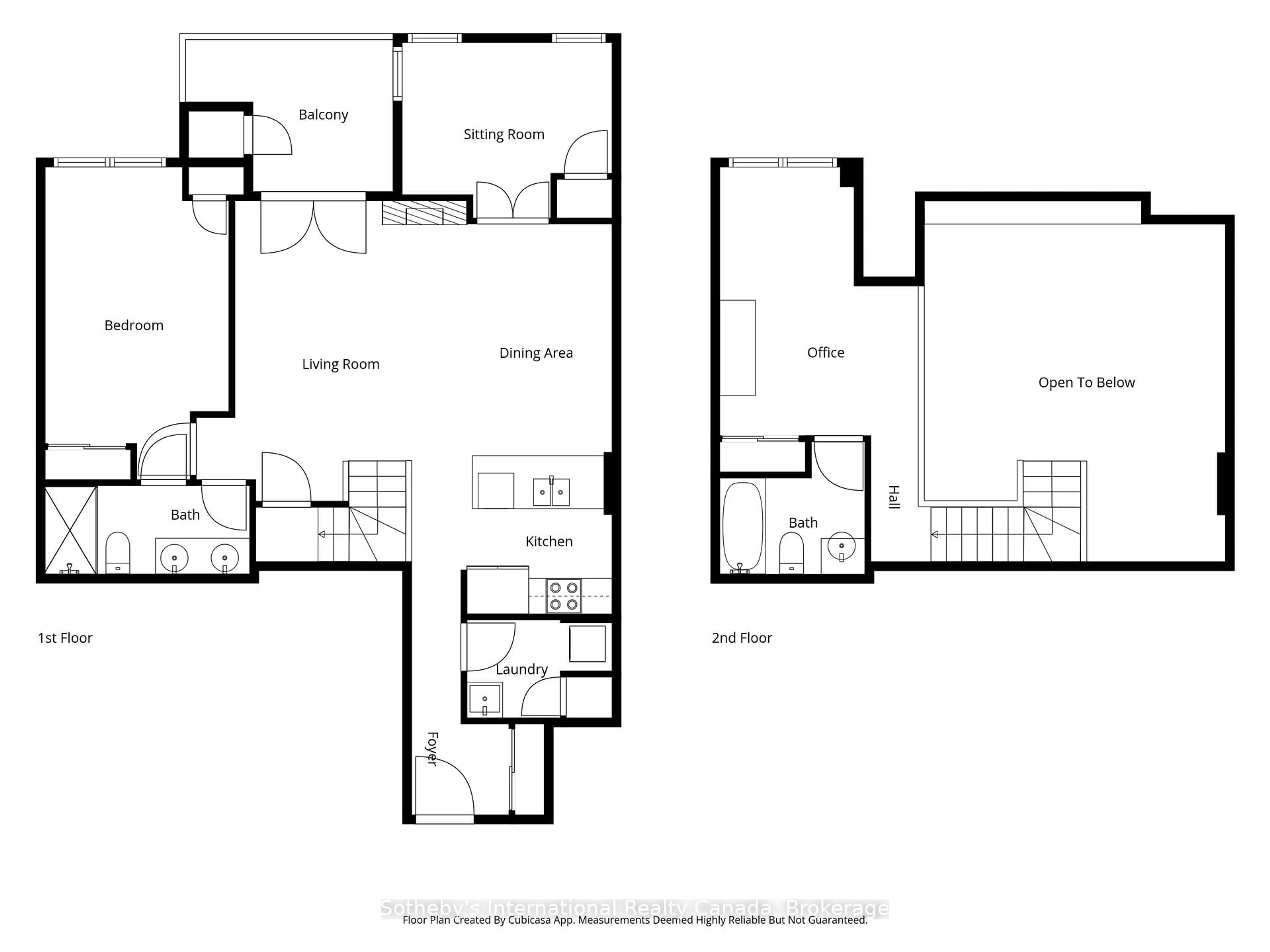 Floor plan for 6 Brandy Lane #302, Collingwood Ontario L9Y 0X4