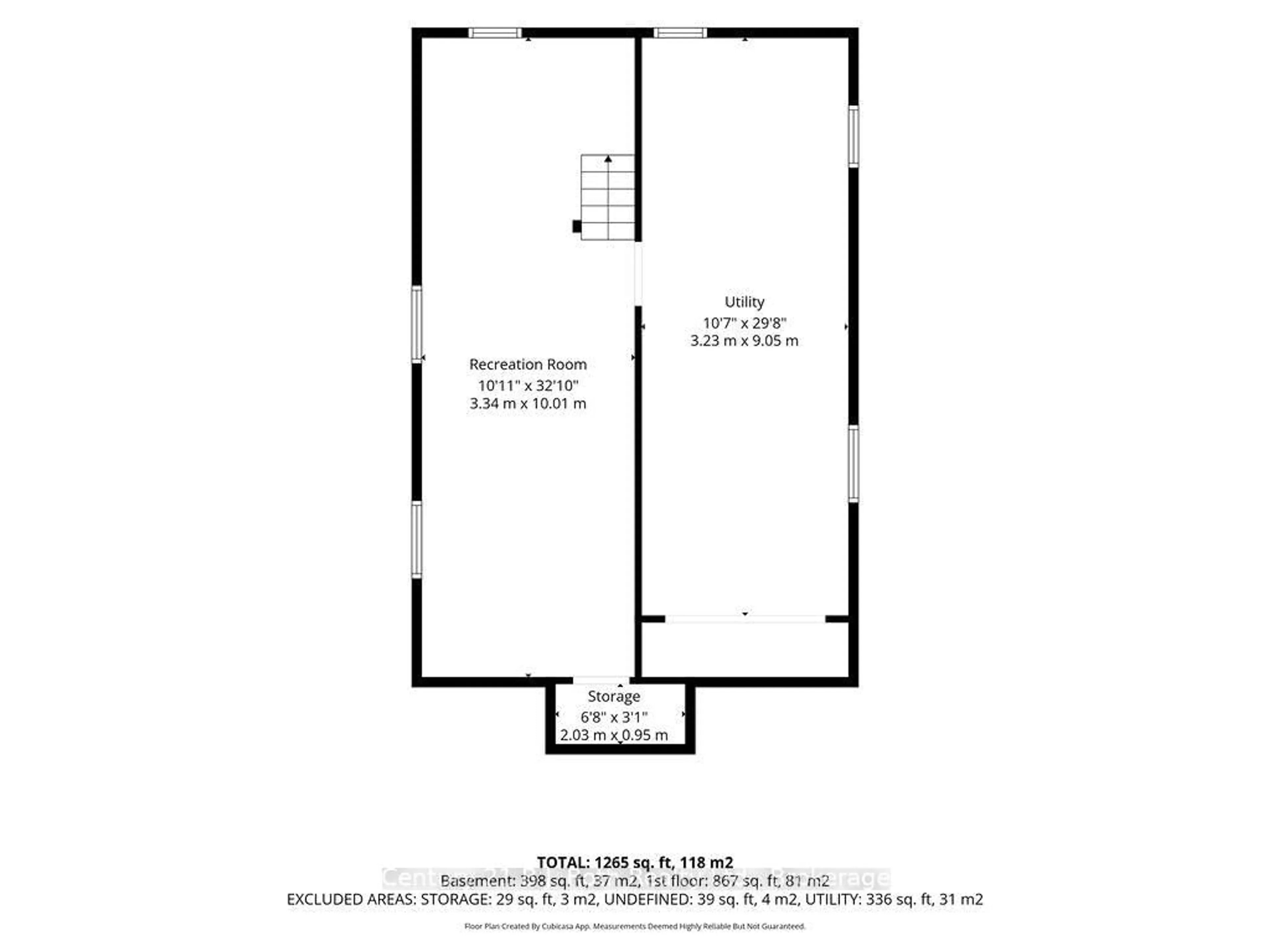 Floor plan for 976 Yonge St, Midland Ontario L4R 2E7
