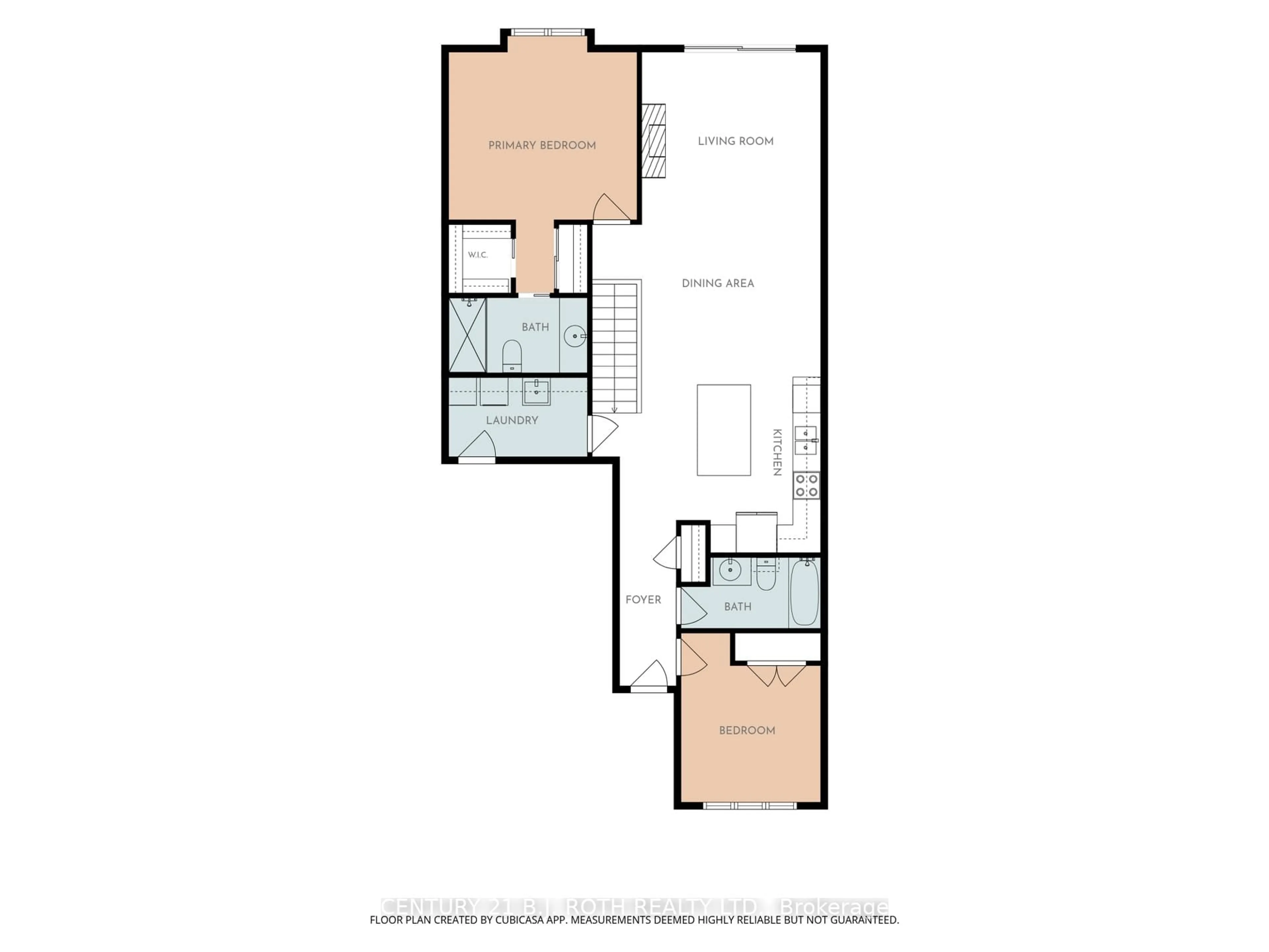Floor plan for 10 Canterbury Circ, Orillia Ontario L3V 0C9