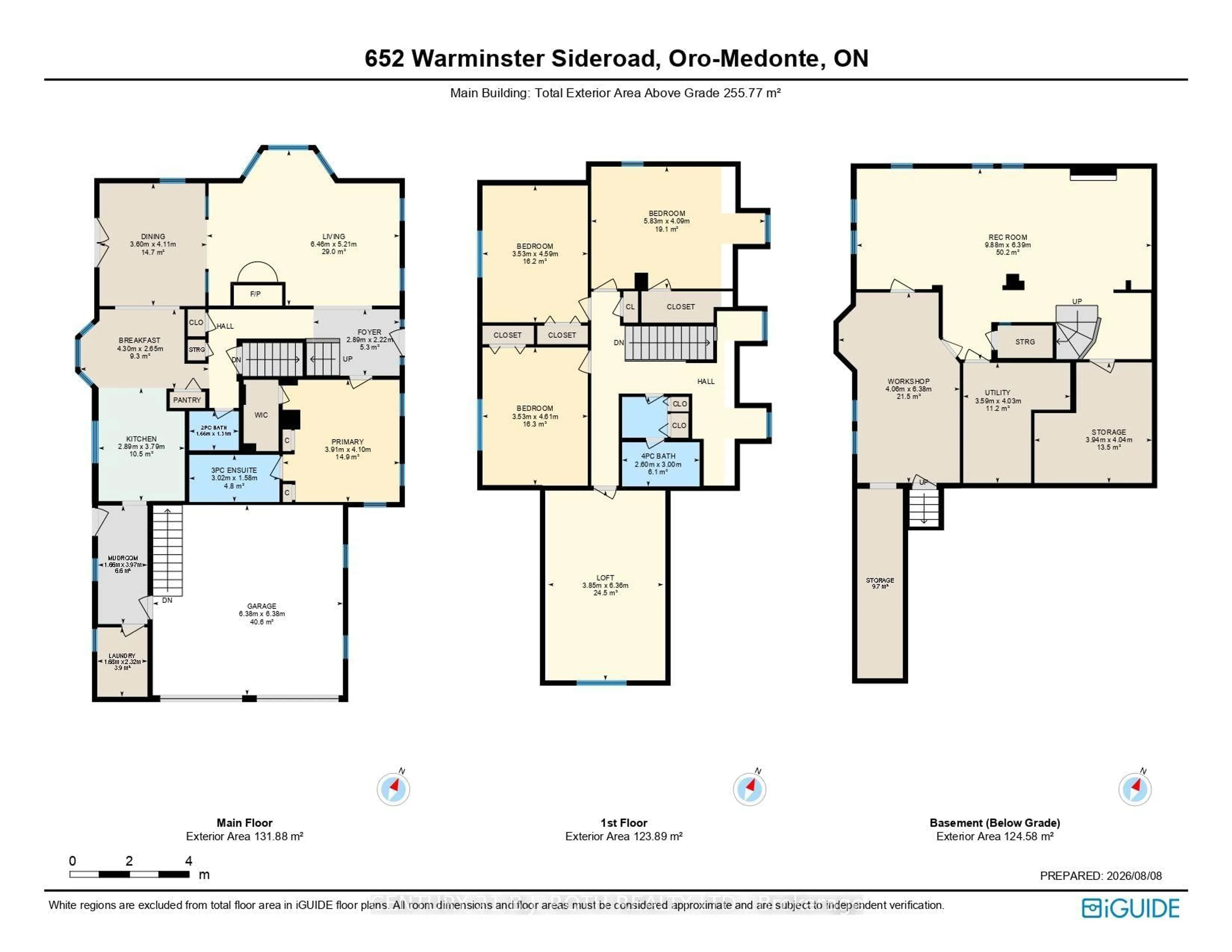 Floor plan for 652 Warminster Sdrd, Oro-Medonte Ontario L0K 1E0