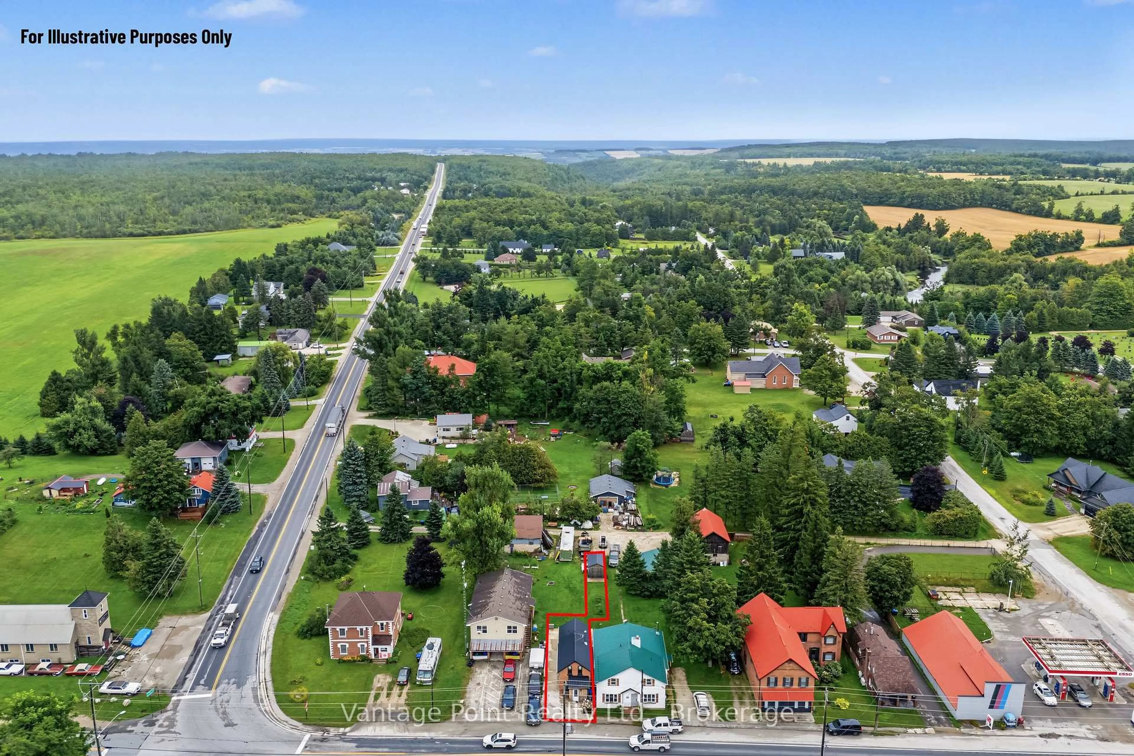 A pic from outside/outdoor area/front of a property/back of a property/a pic from drone, unknown for 794097 124 Grey Rd, Clearview Ontario N0C 1M0