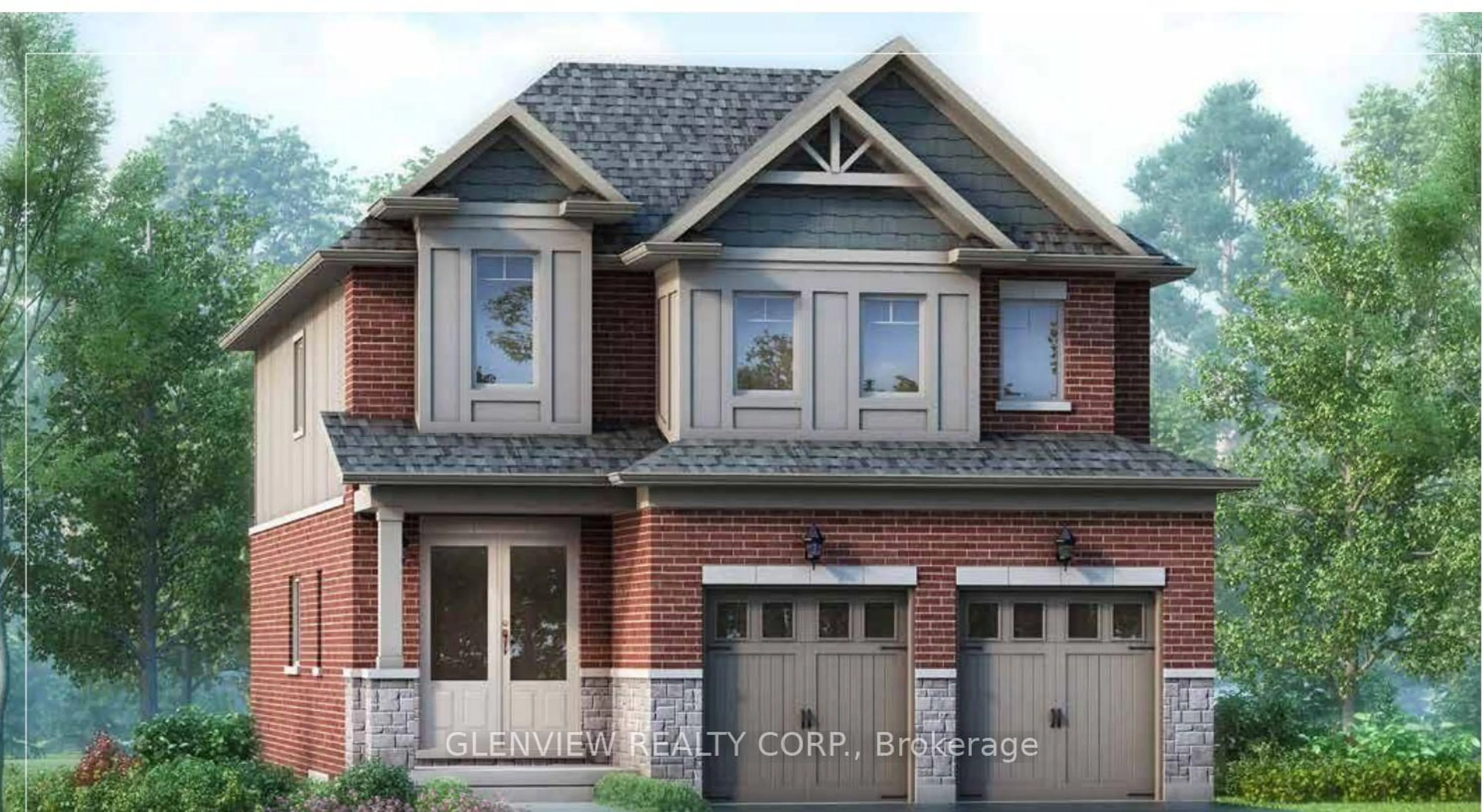 Home with brick exterior material, street for 2999 Monarch Dr, Orillia Ontario L3V 8M8