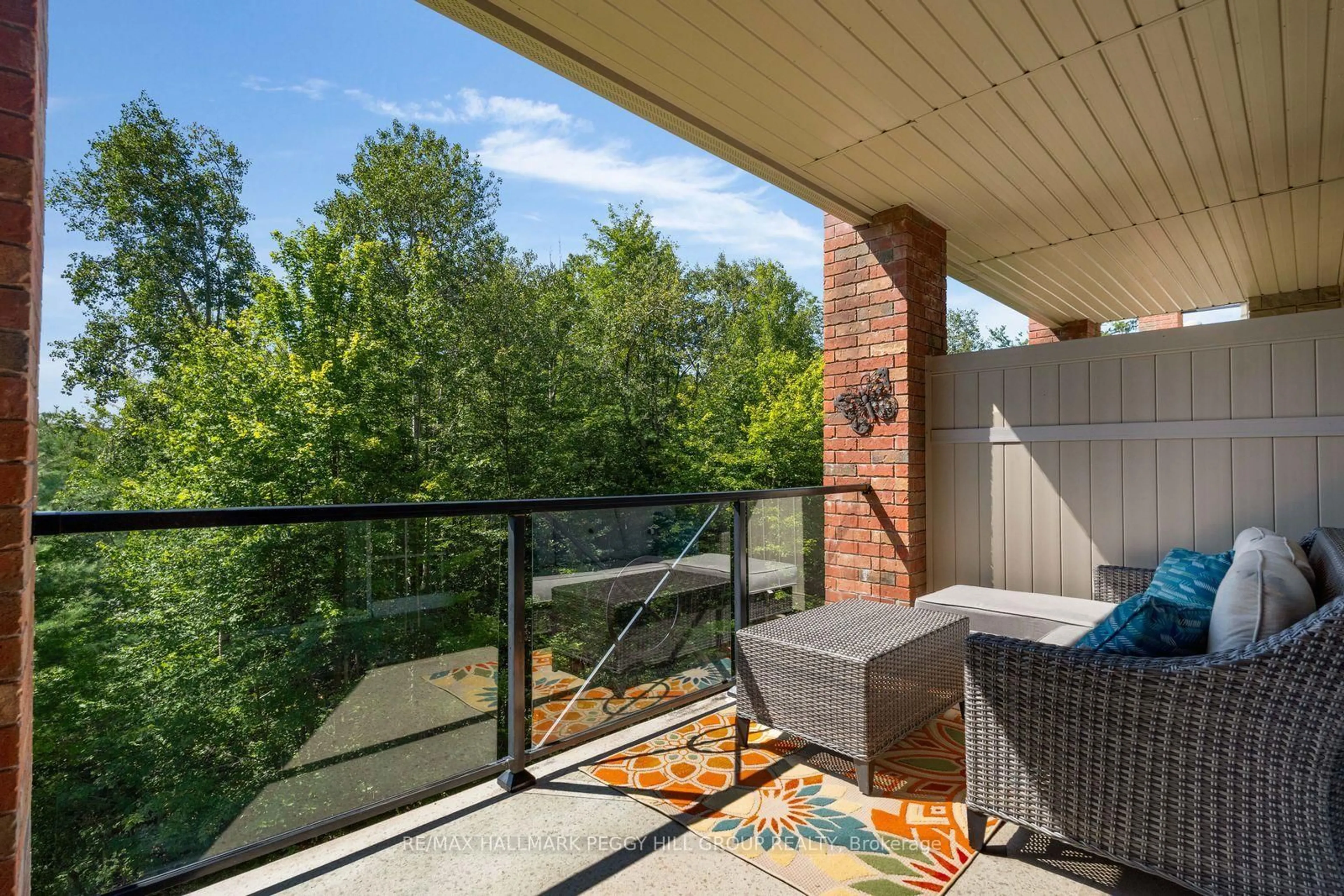 Patio, water/lake/river/ocean view for 43 Ferndale Dr #302, Barrie Ontario L4N 5W6