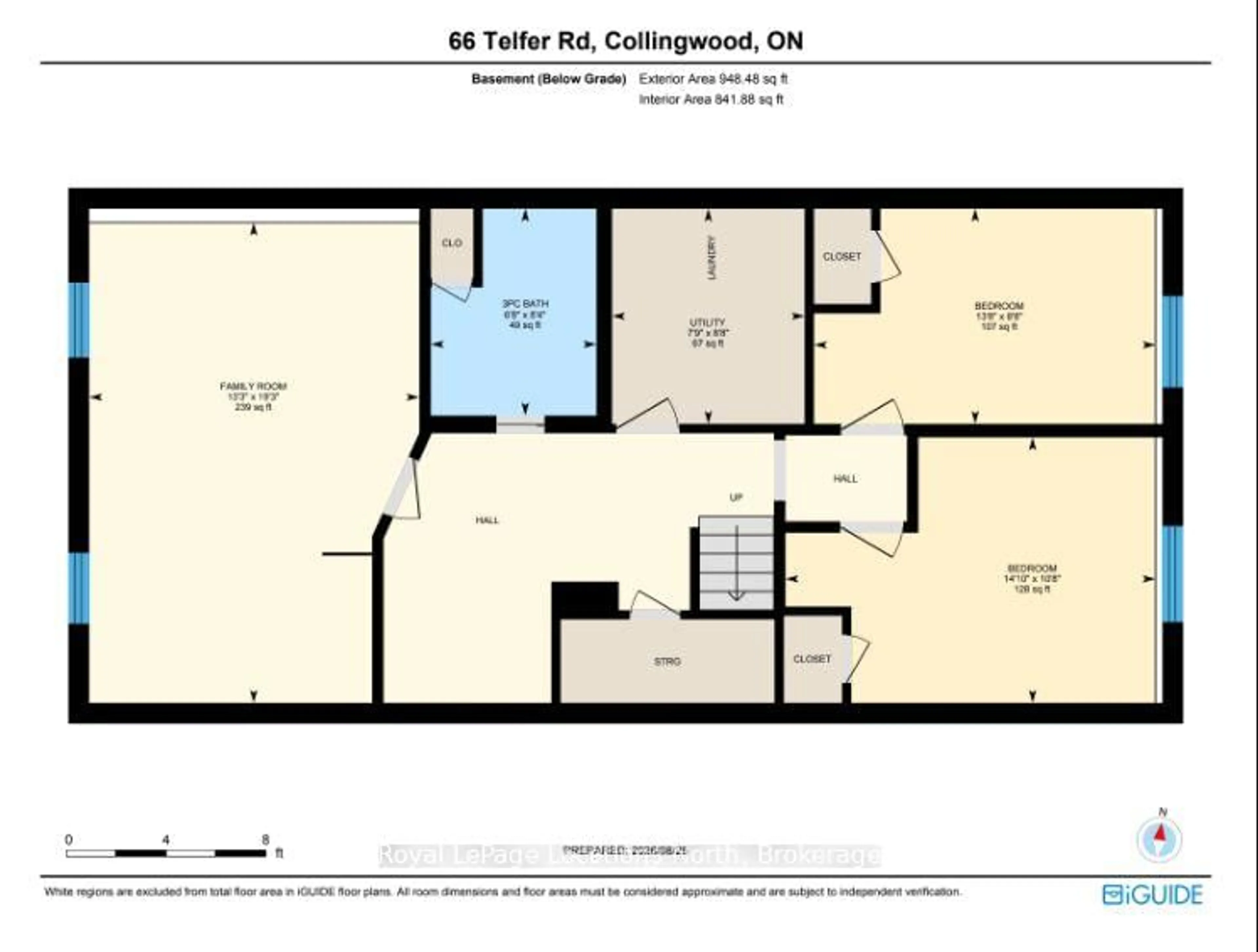 Floor plan for 66 Telfer Rd, Collingwood Ontario L9Y 4S2