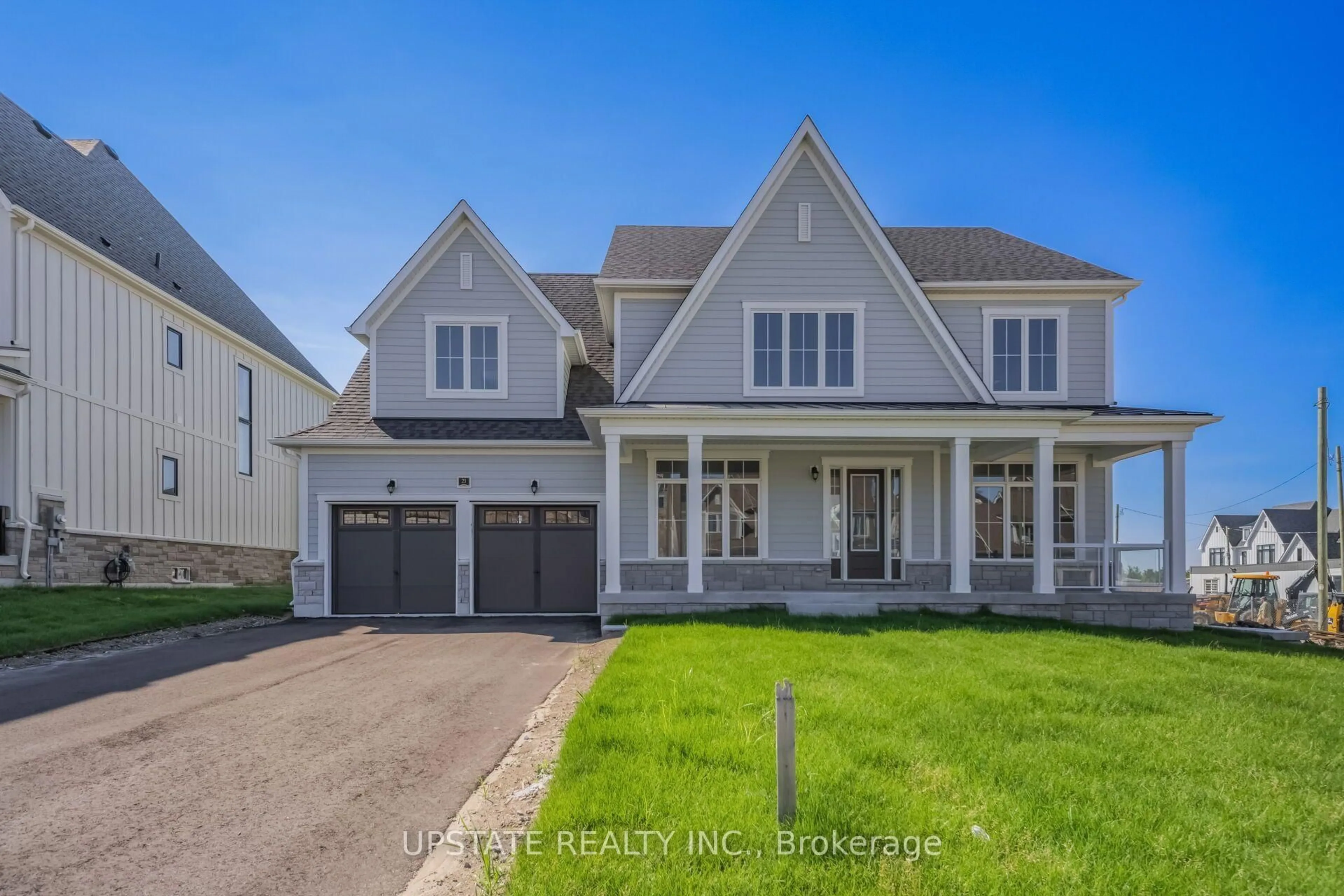 Home with vinyl exterior material, street for 21 Pearsall Pl, Oro-Medonte Ontario L0L 2L0