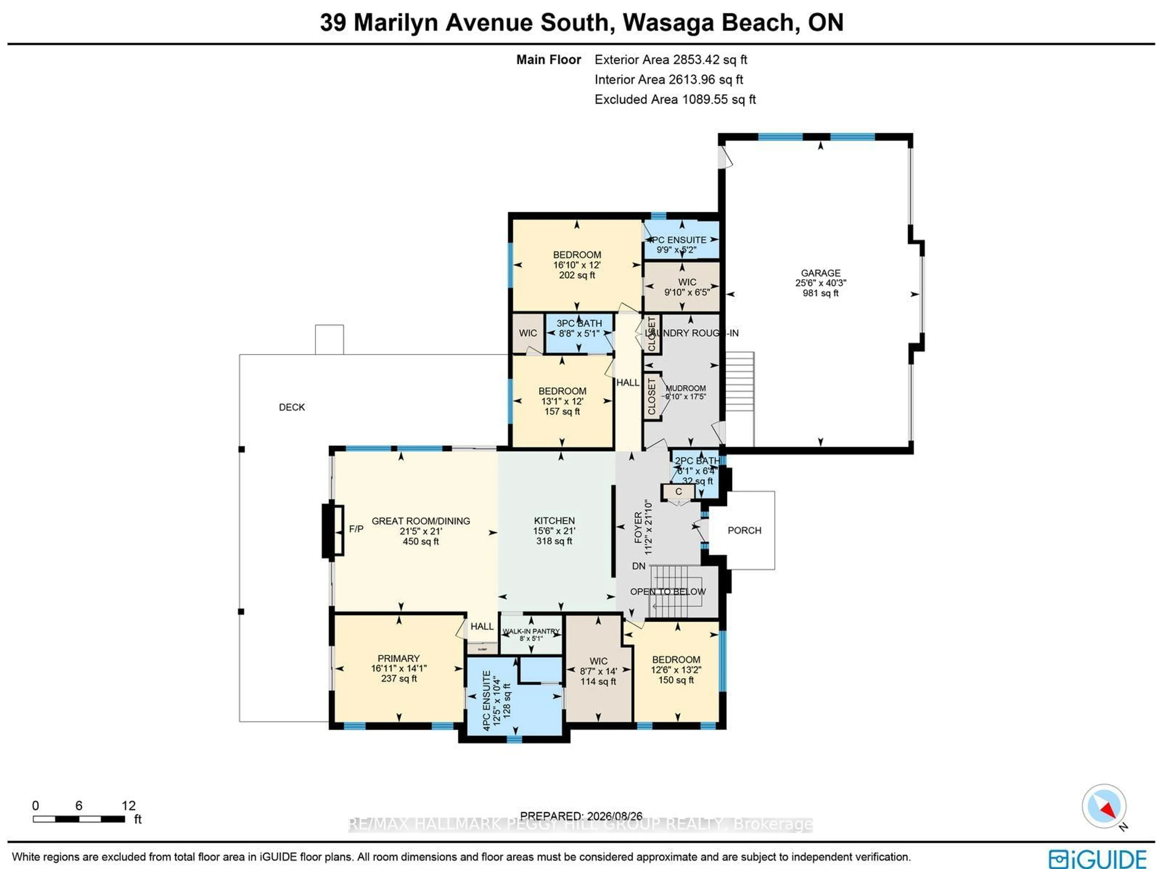 Floor plan for 39 Marilyn Ave, Wasaga Beach Ontario L9Z 2Y1