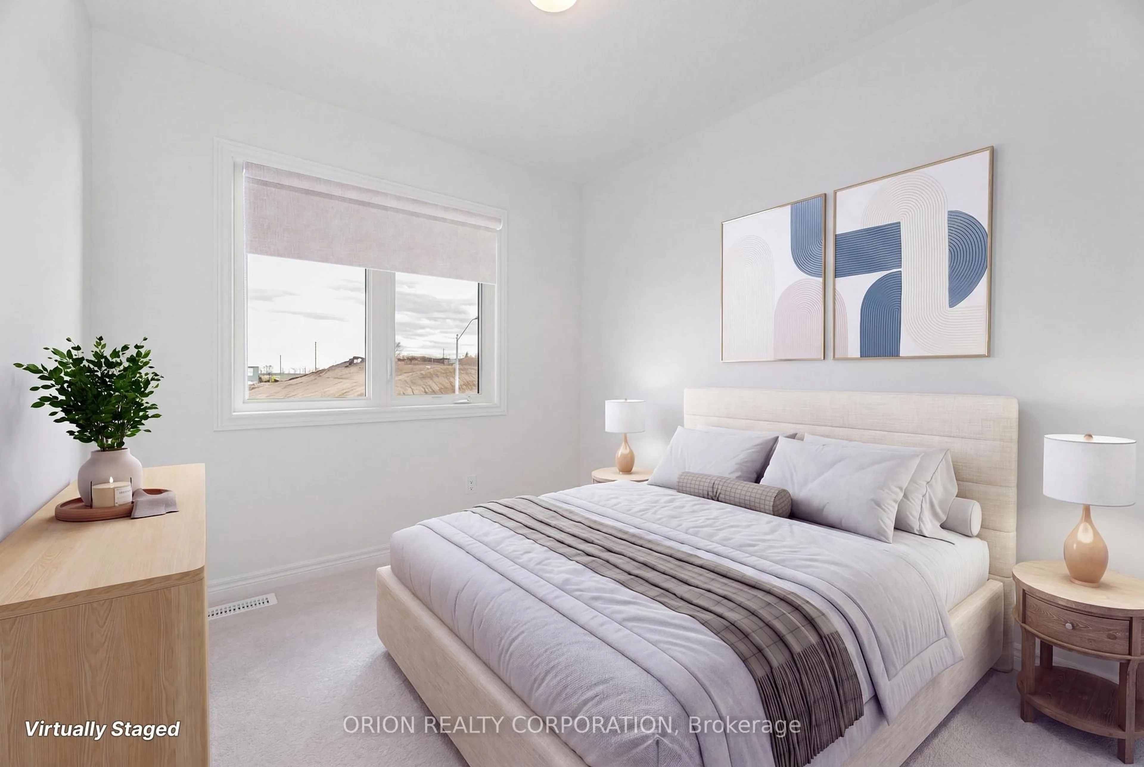 Bedroom with bed, unknown for 133 Fenchurch Manor Ave, Barrie Ontario L9L 0X1