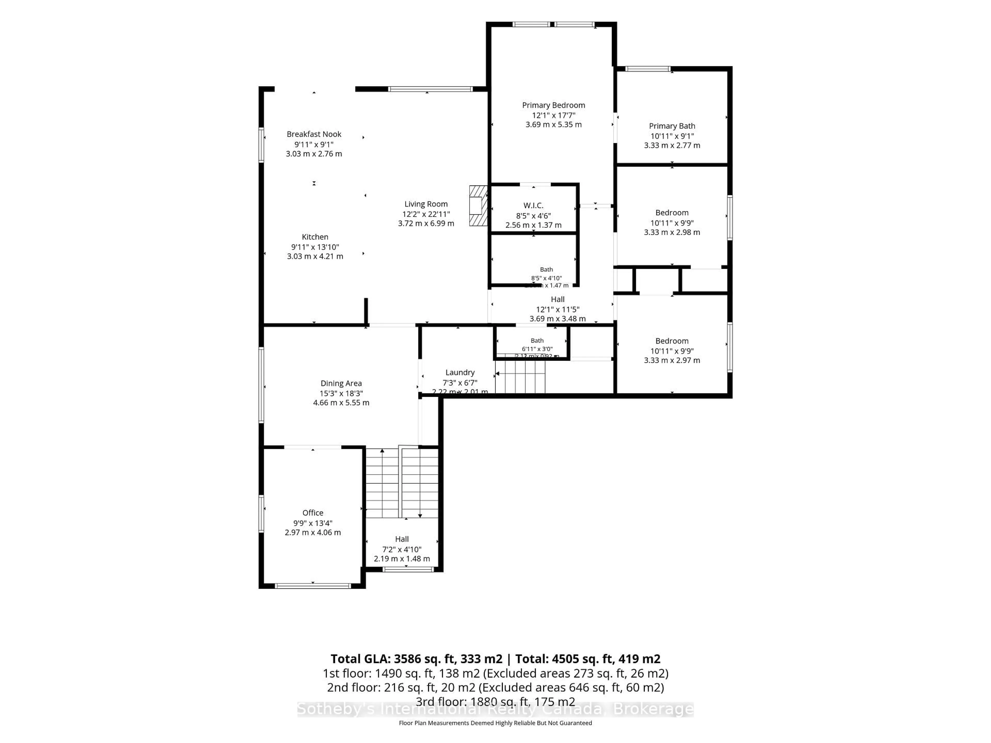 Floor plan for 1 Chiara Dr, Wasaga Beach Ontario L9Z 0L5