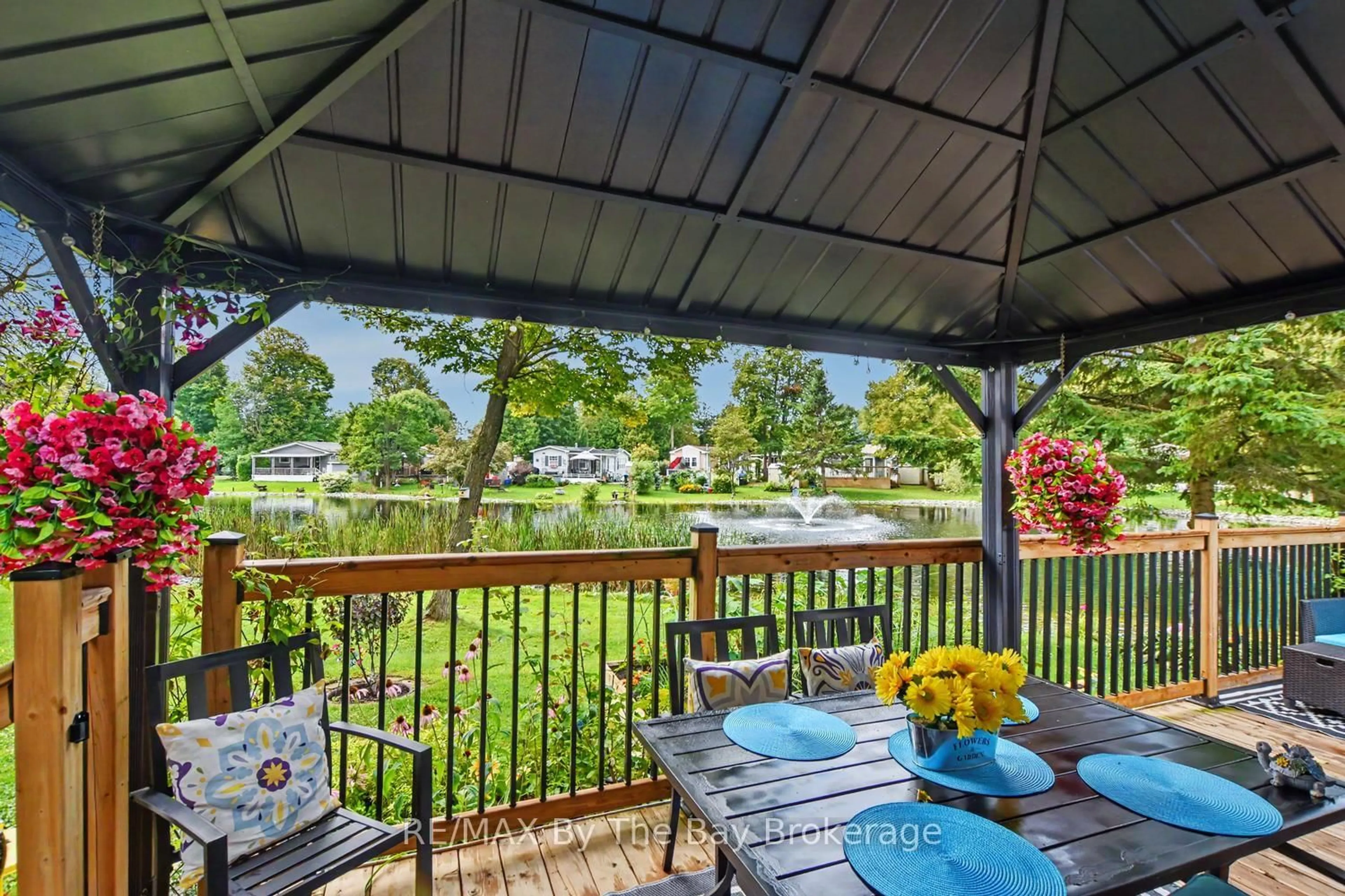 Patio, water/lake/river/ocean view for 54 The Board Walk, Wasaga Beach Ontario L9Z 3A8