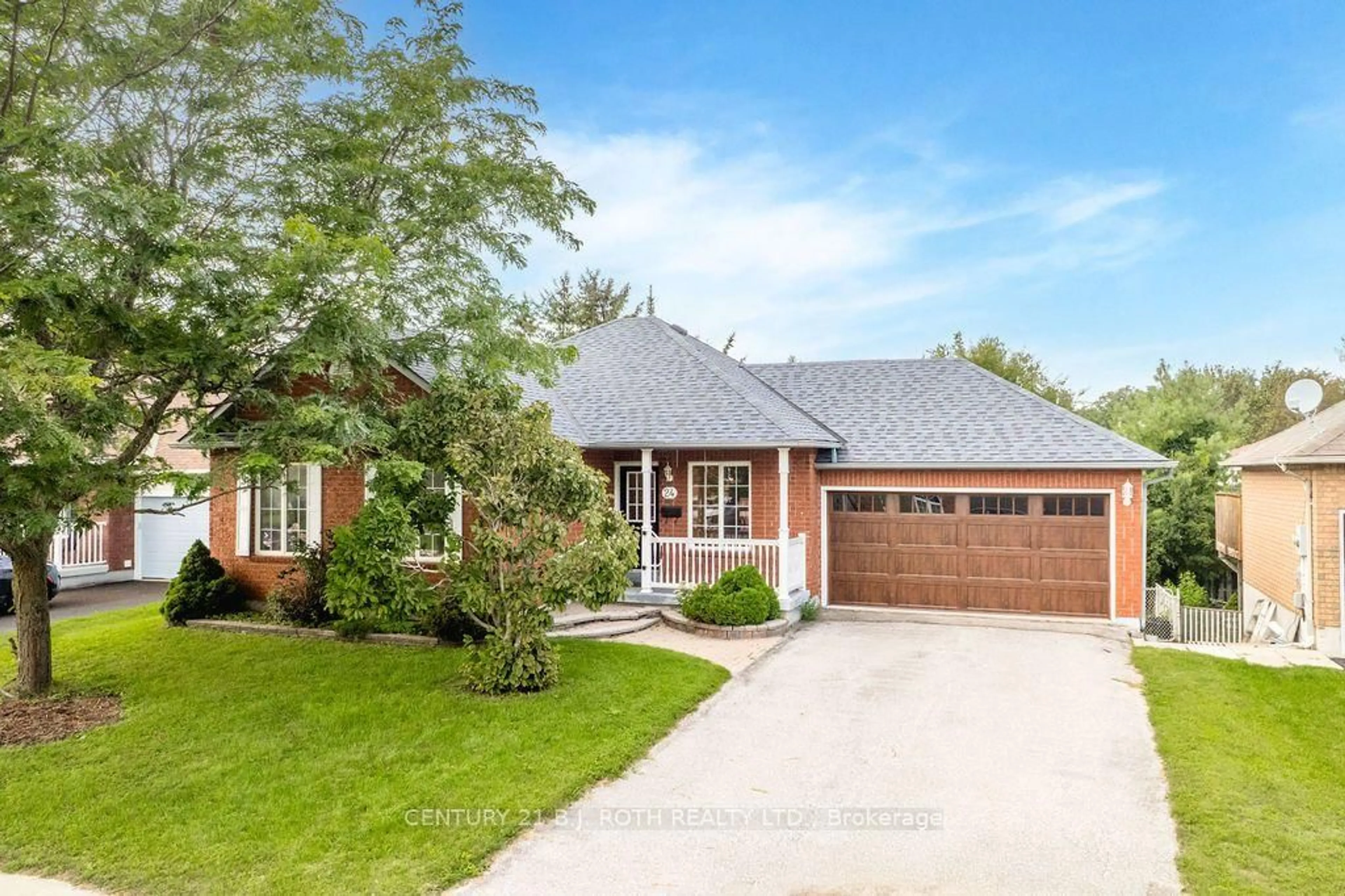 Home with brick exterior material, street for 24 Ashton St, Orillia Ontario L3V 7V5