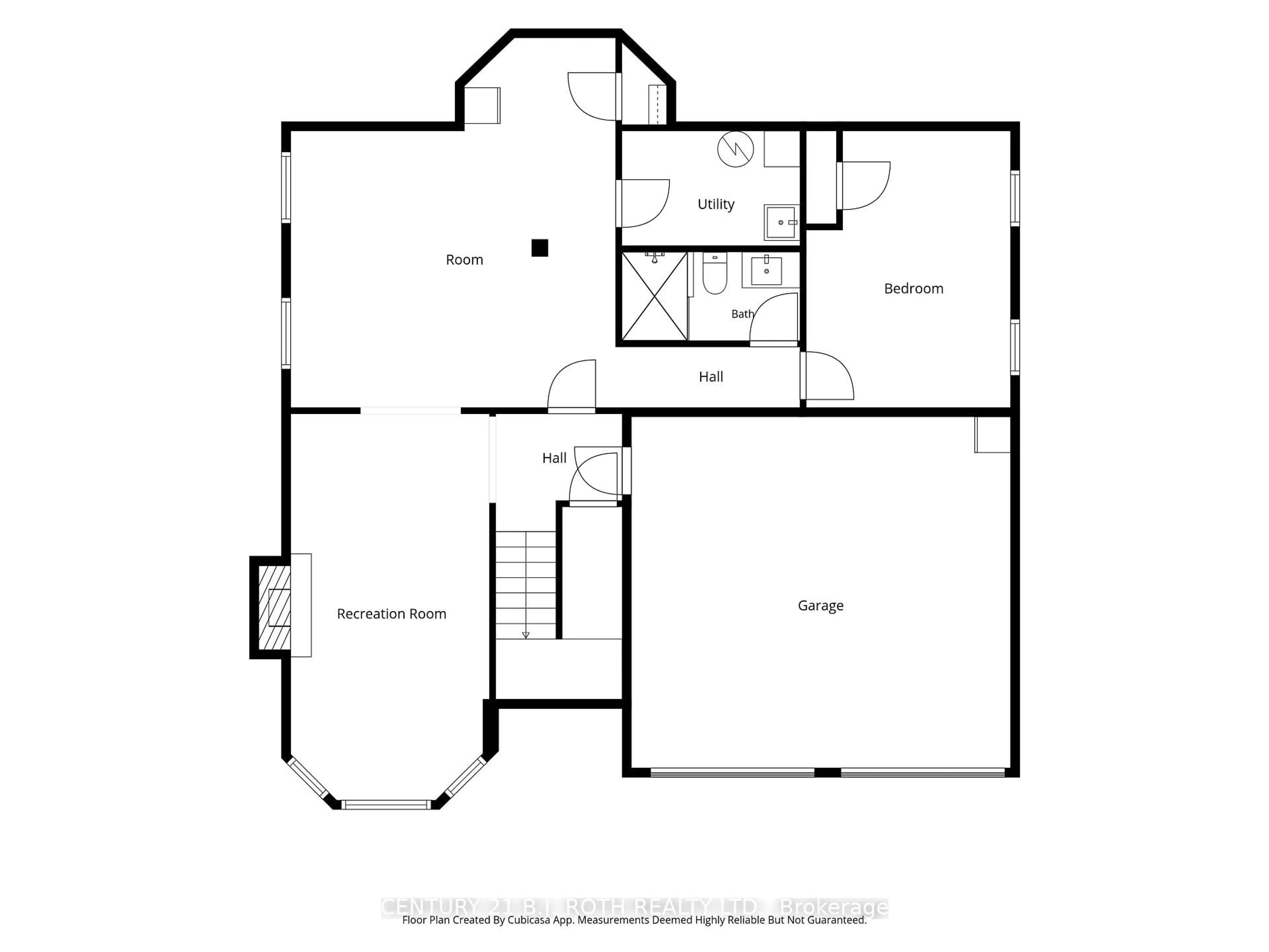 Floor plan for 23 Carter Cres, Orillia Ontario L3V 7S3