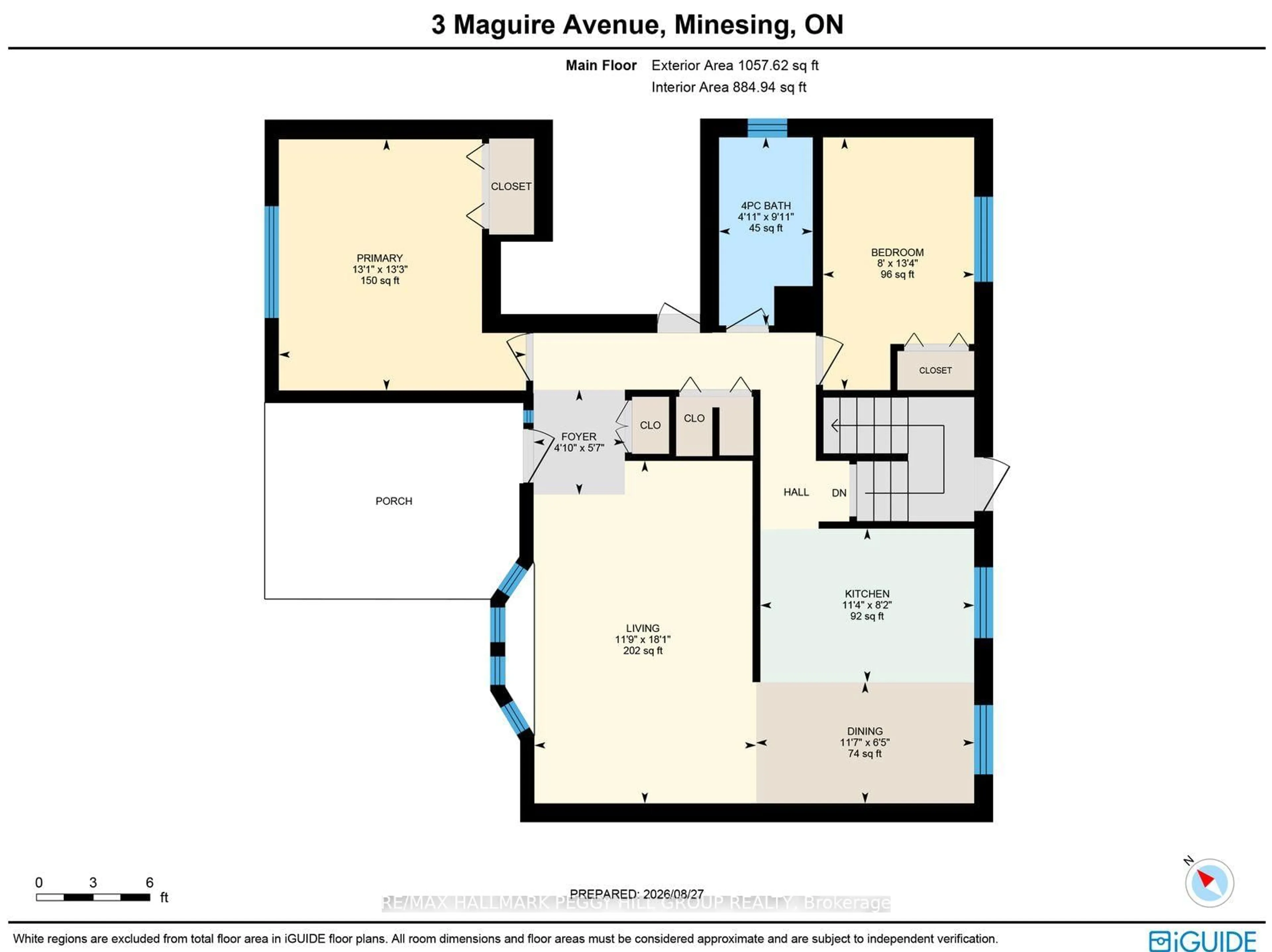 Floor plan for 3 Maguire Ave, Springwater Ontario L9X 2B7