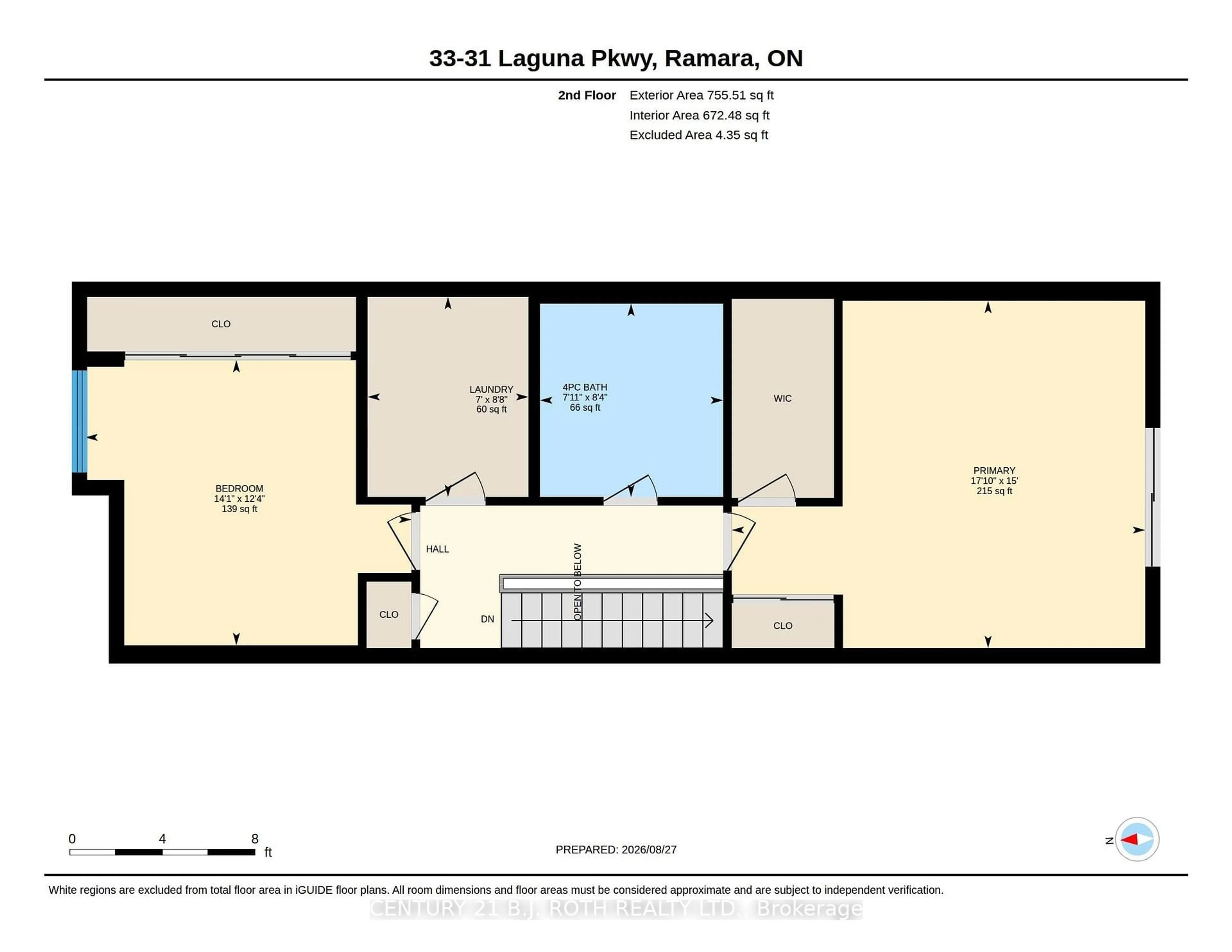 Floor plan for 31 Laguna Pkwy #Unit 33, Ramara Ontario L0K 1B0