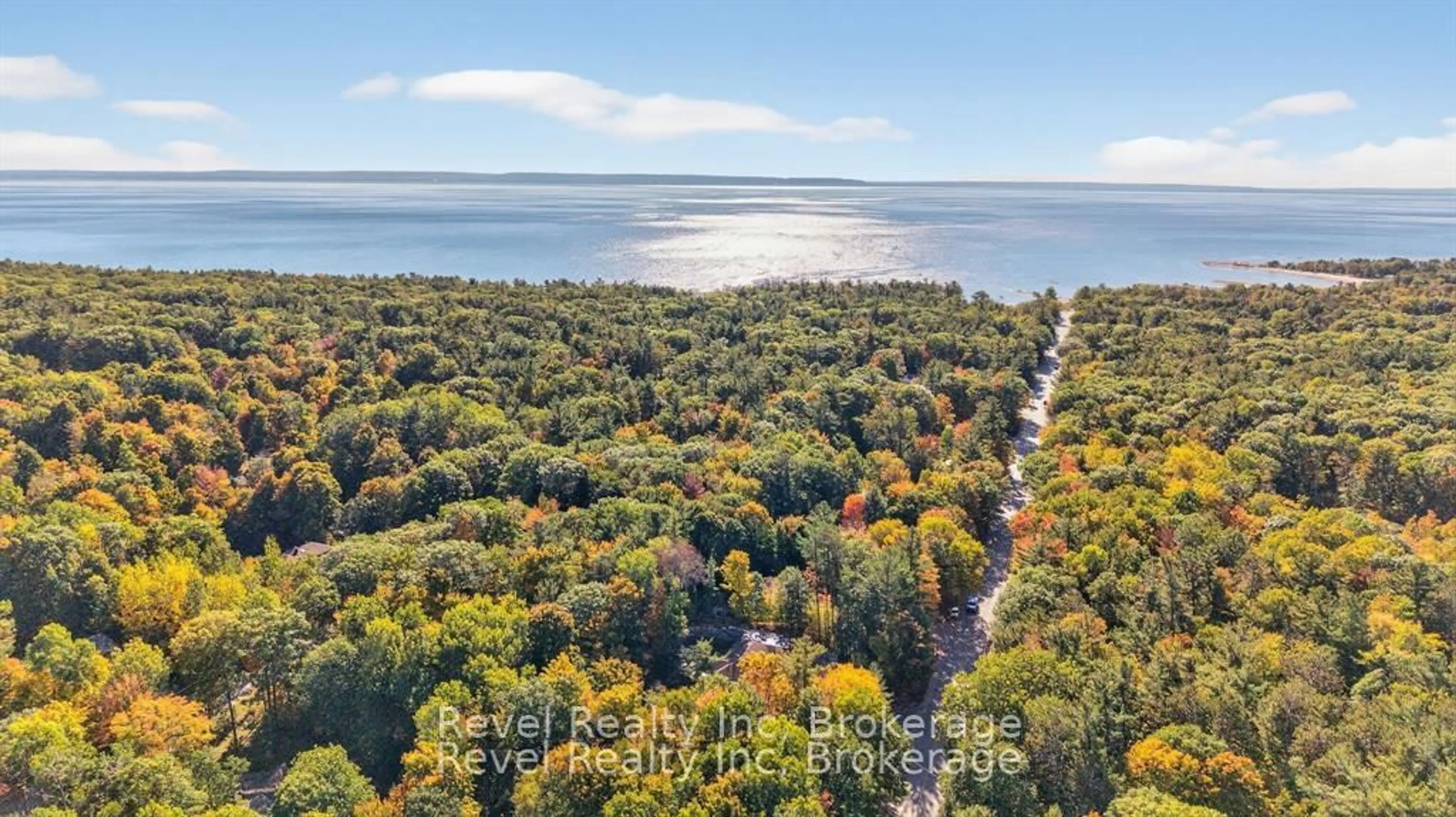 A pic from outside/outdoor area/front of a property/back of a property/a pic from drone, water/lake/river/ocean view for 683 Lafontaine Rd, Tiny Ontario L9M 0L6