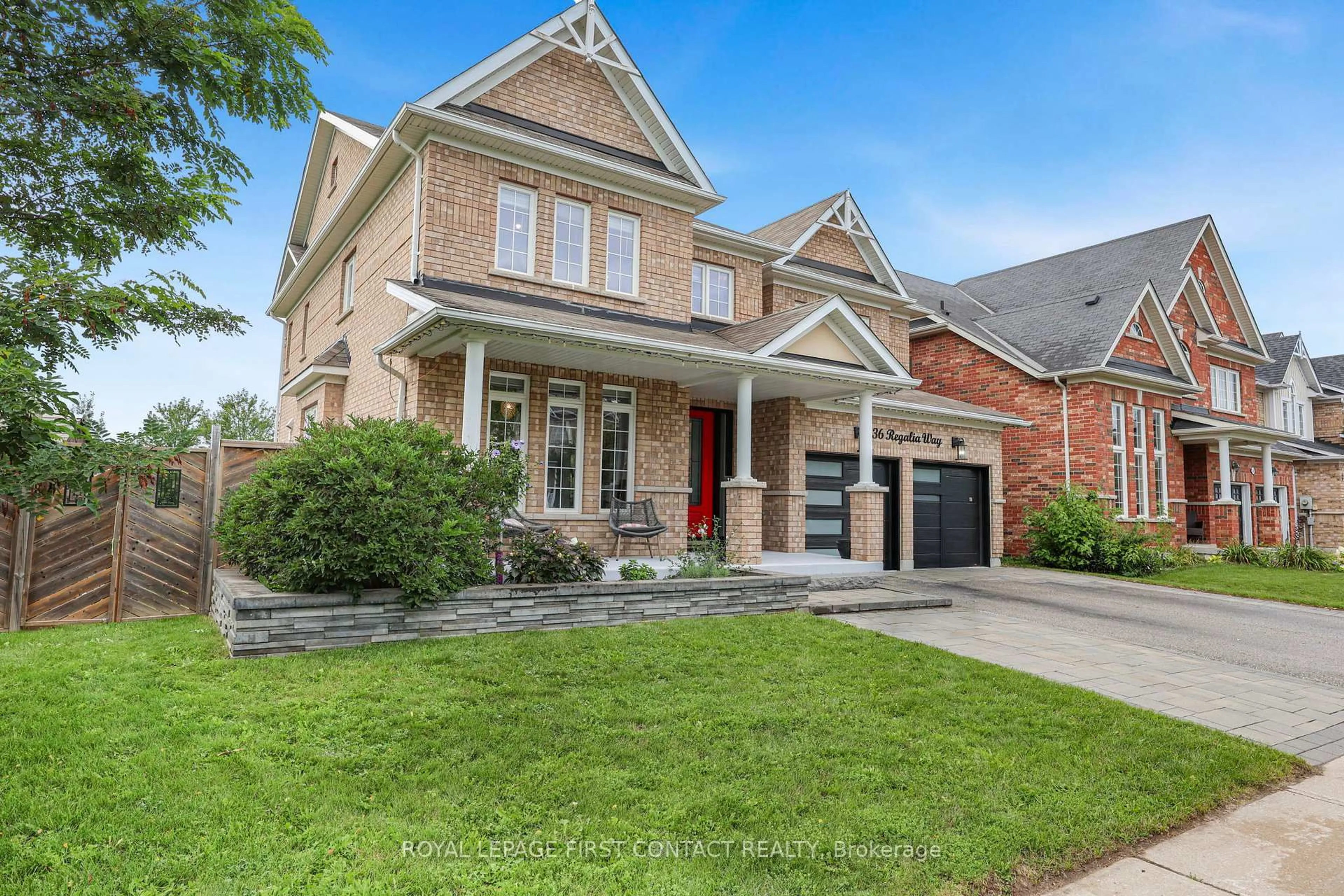 Home with brick exterior material, street for 36 Regalia Way, Barrie Ontario L4M 7H8