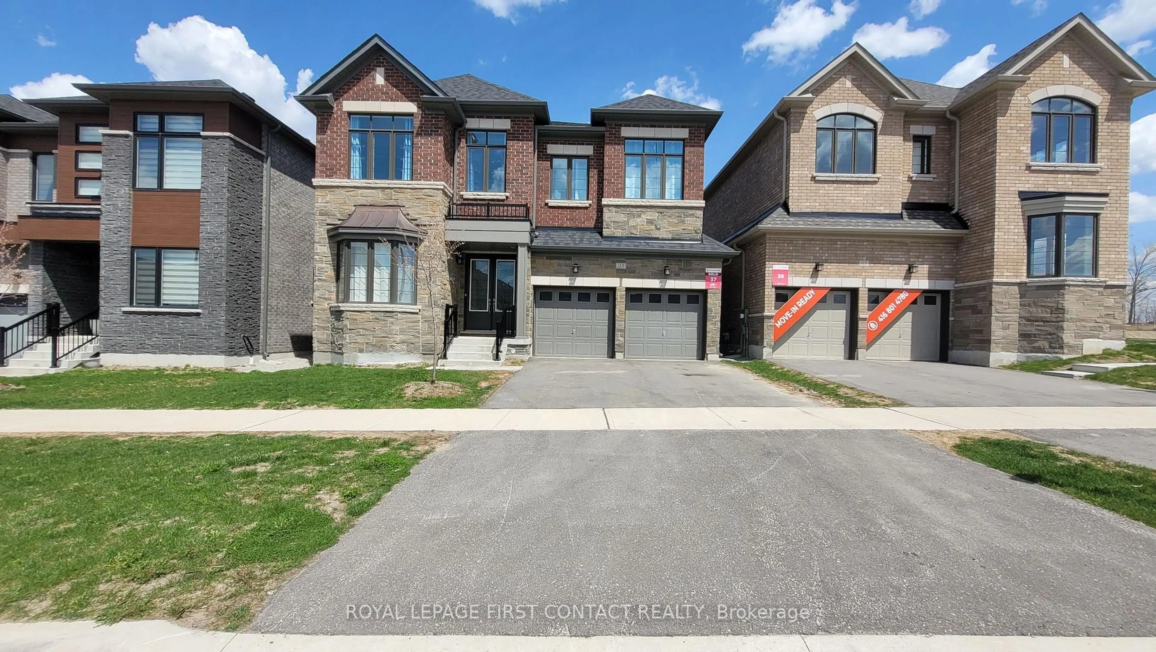 Home with brick exterior material, street for 113 BEARBERRY Rd, Springwater Ontario L0L 1Y3