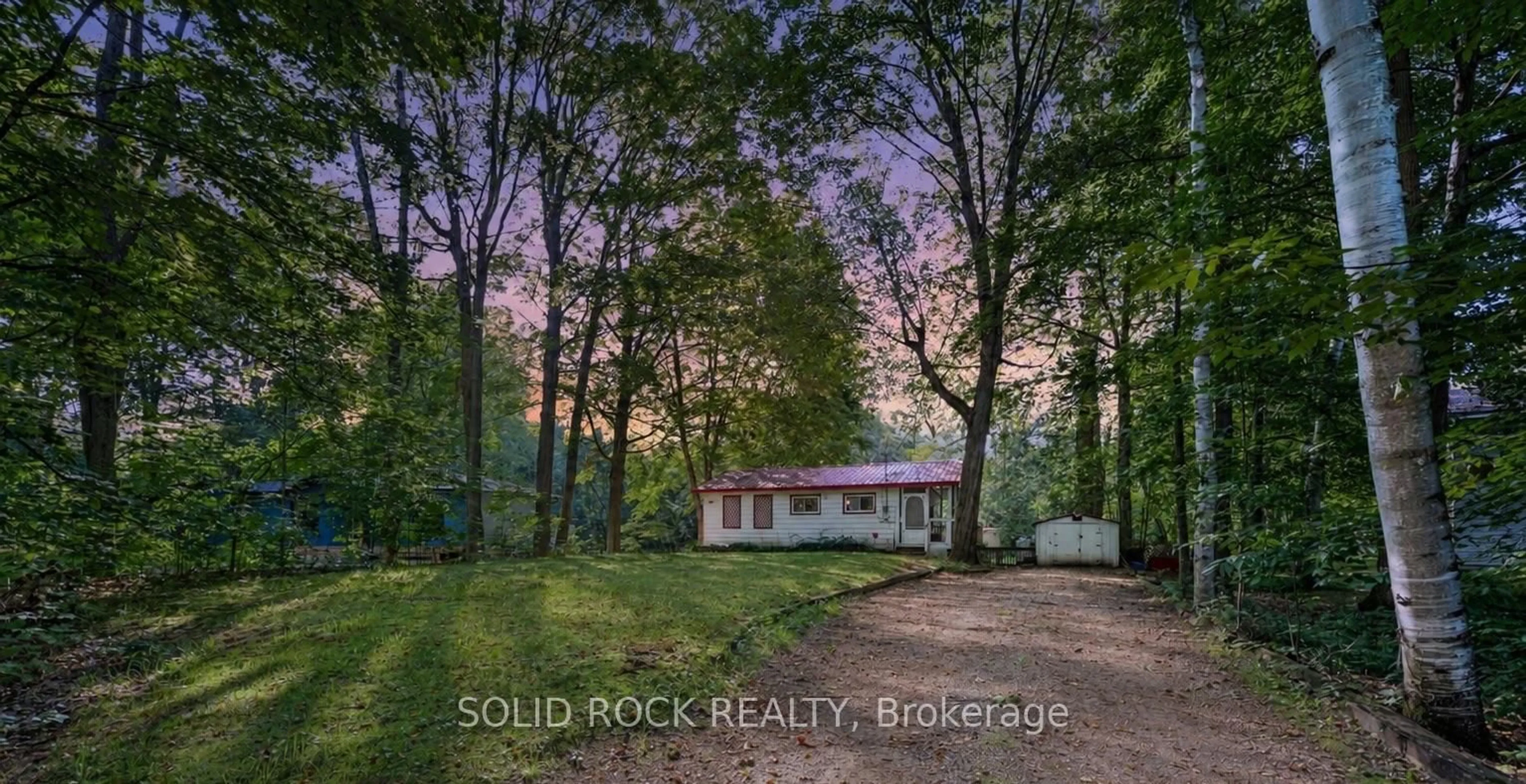 A pic from outside/outdoor area/front of a property/back of a property/a pic from drone, unknown for 7465 East River Rd, Ramara Ontario L0K 2B0