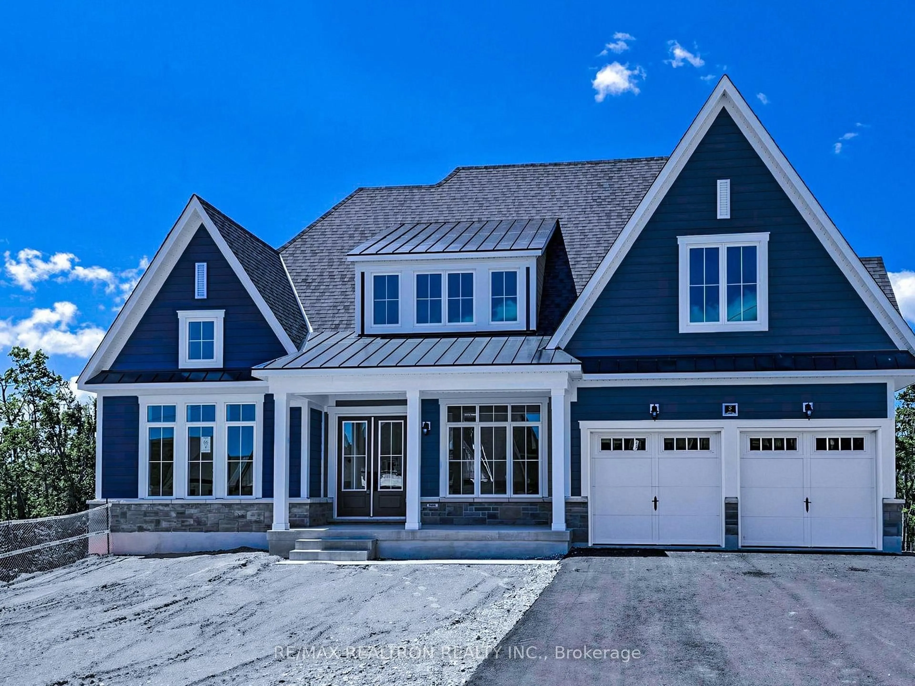 Home with brick exterior material, street for 76 Eagles Rest Estates Dr, Oro-Medonte Ontario L0L 2L0
