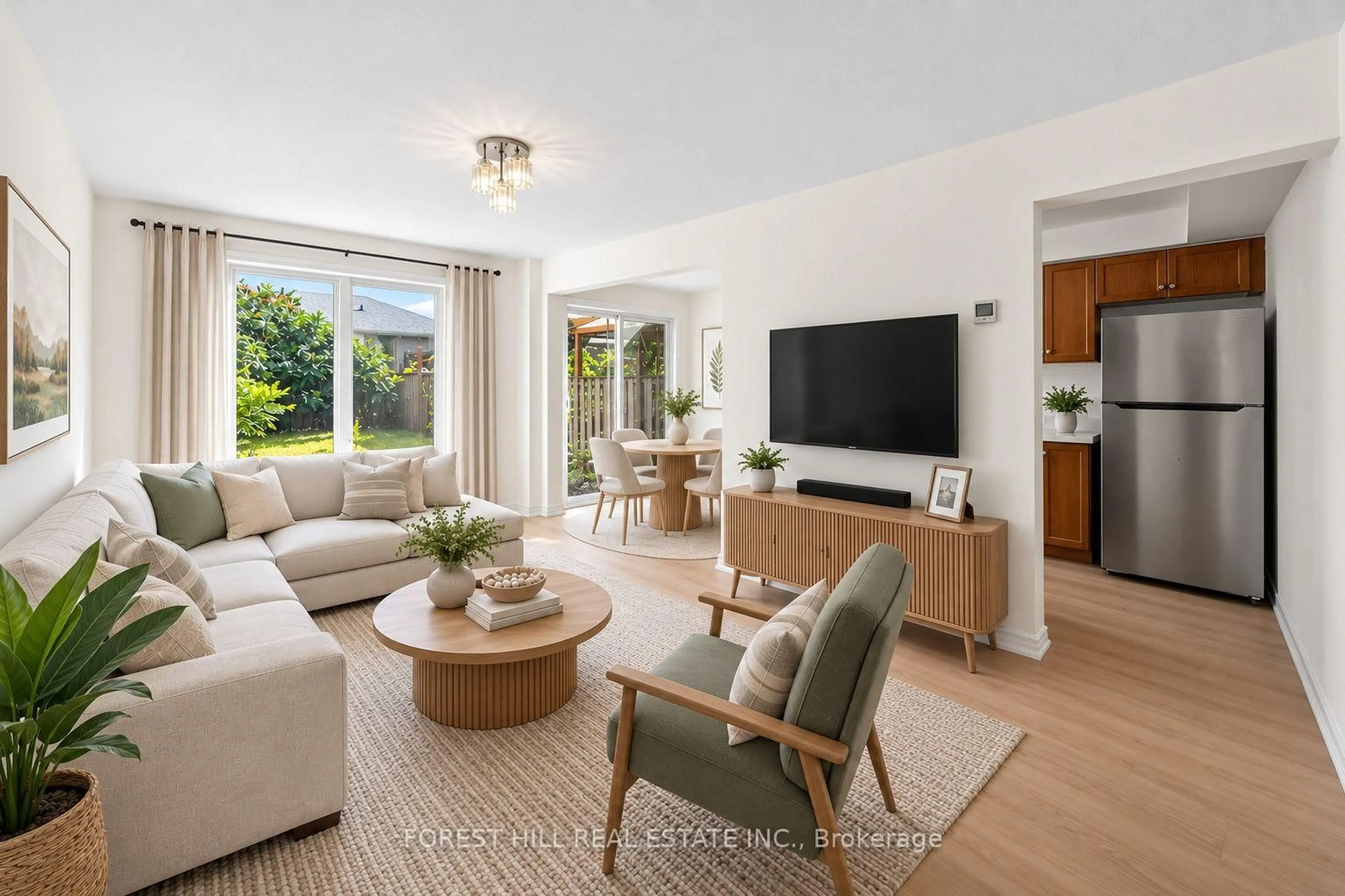 Living room with furniture, unknown for 57 Michael Cres, Barrie Ontario L4M 6Z2