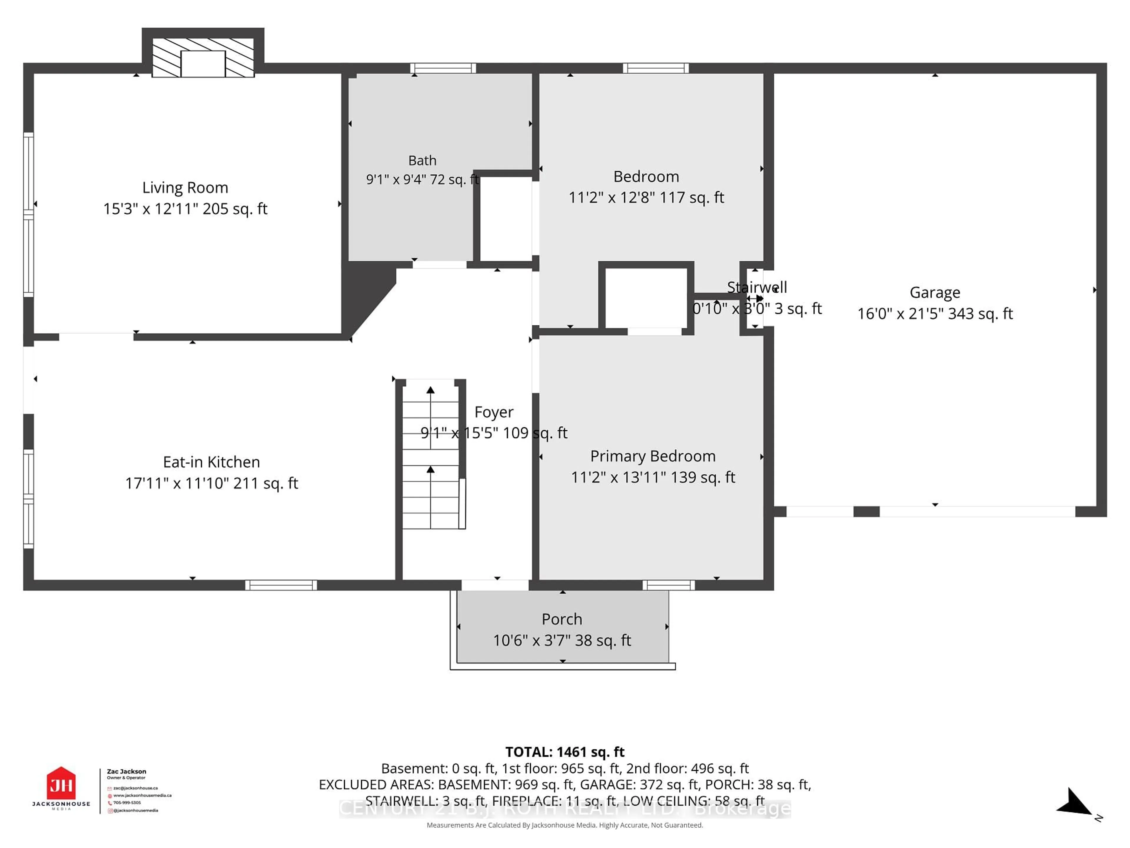 Floor plan for 328 Colborne St, Orillia Ontario L3V 3A3