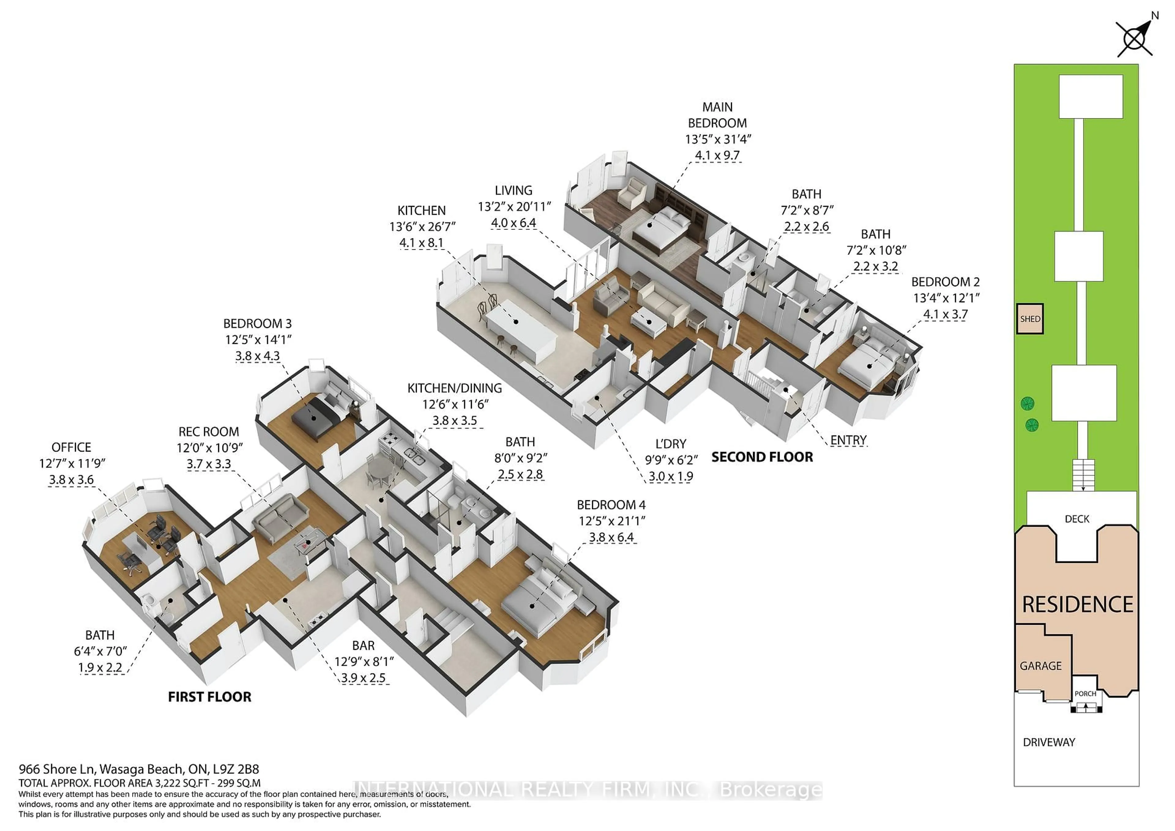Floor plan for 966 Shore Lane, Wasaga Beach Ontario L9Z 2B4