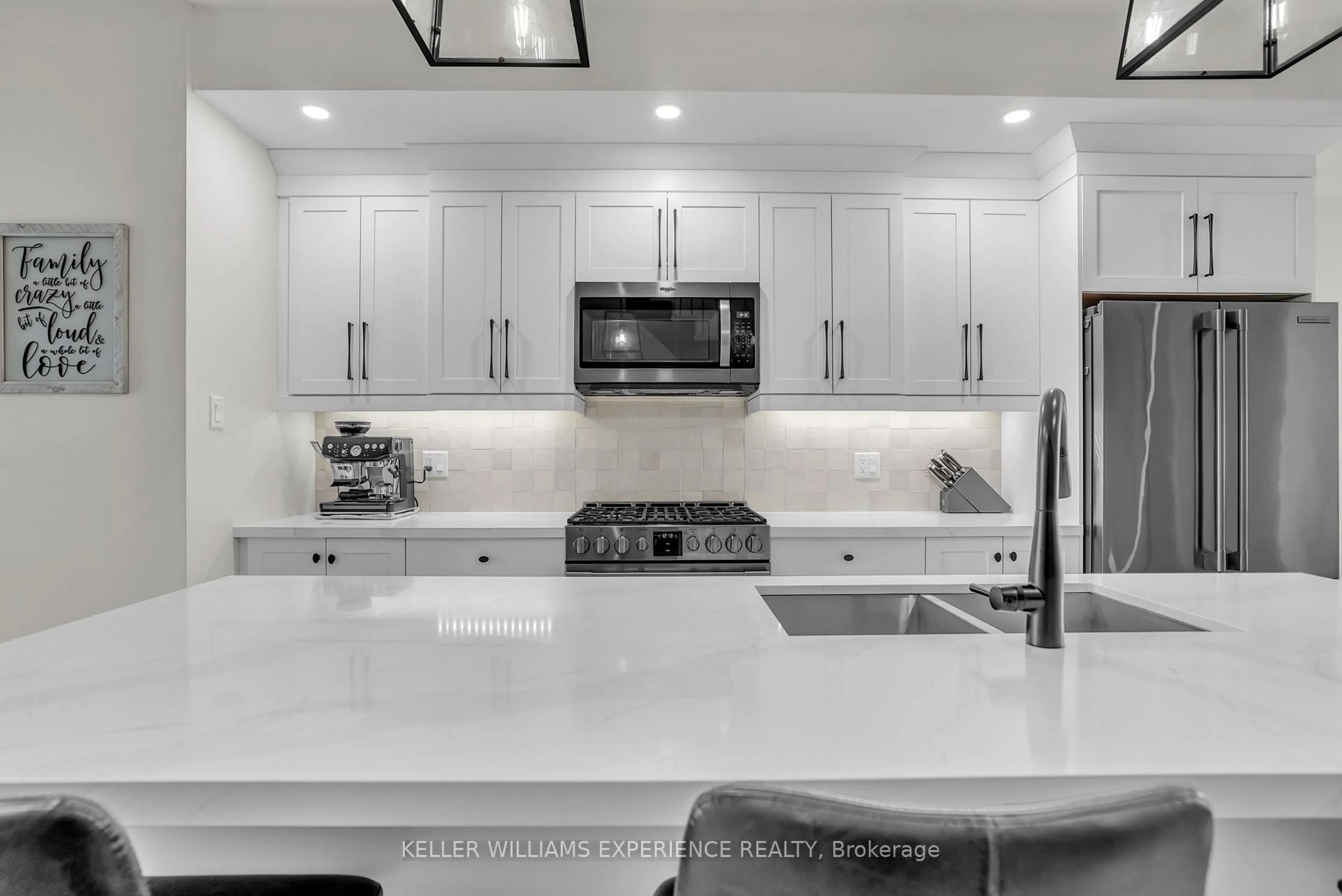 Contemporary kitchen, ceramic/tile floor for 86 Clapperton St, Barrie Ontario L4M 3G2