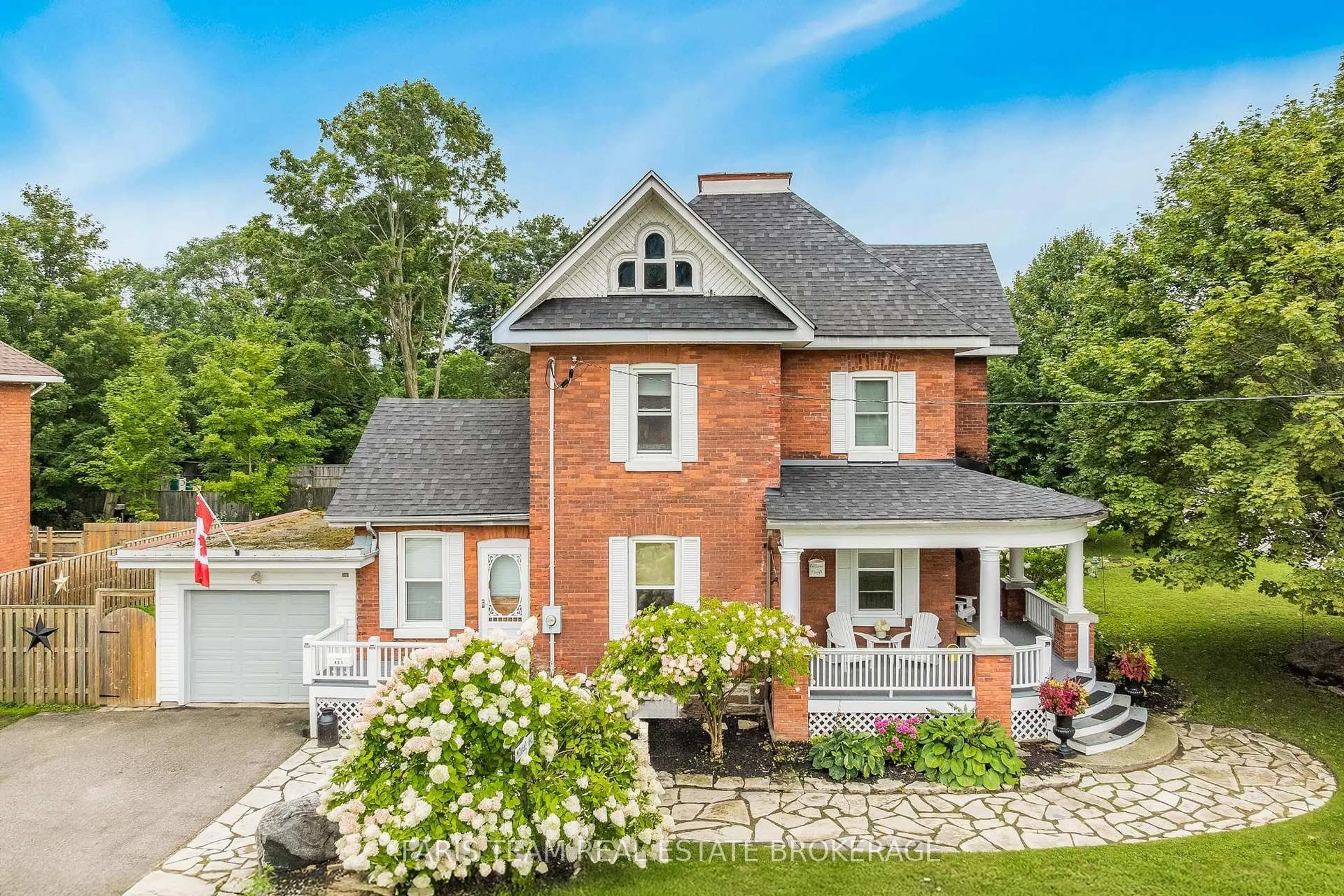 Home with brick exterior material, street for 421 Midland Ave, Midland Ontario L4R 3L2