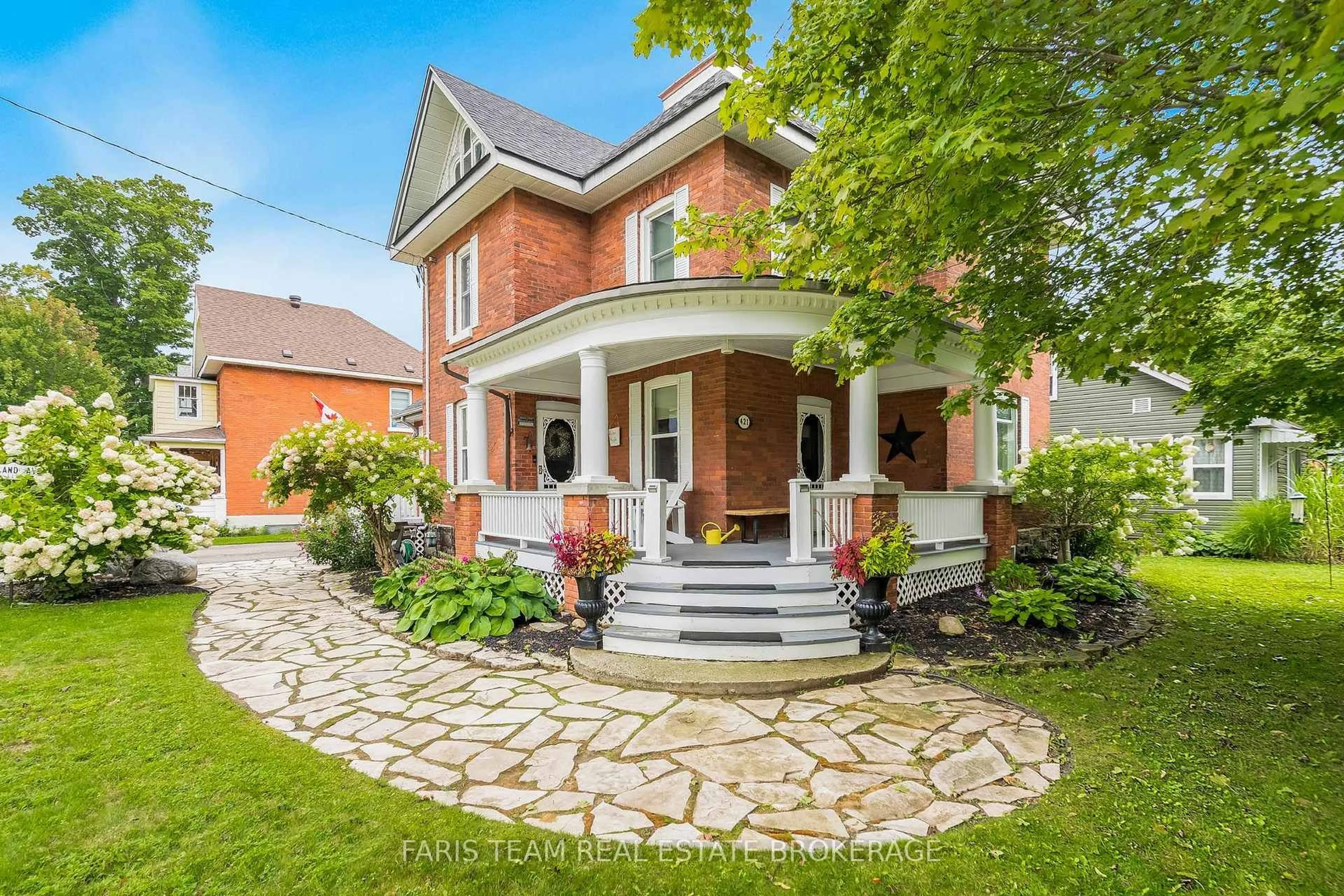 Home with brick exterior material, street for 421 Midland Ave, Midland Ontario L4R 3L2
