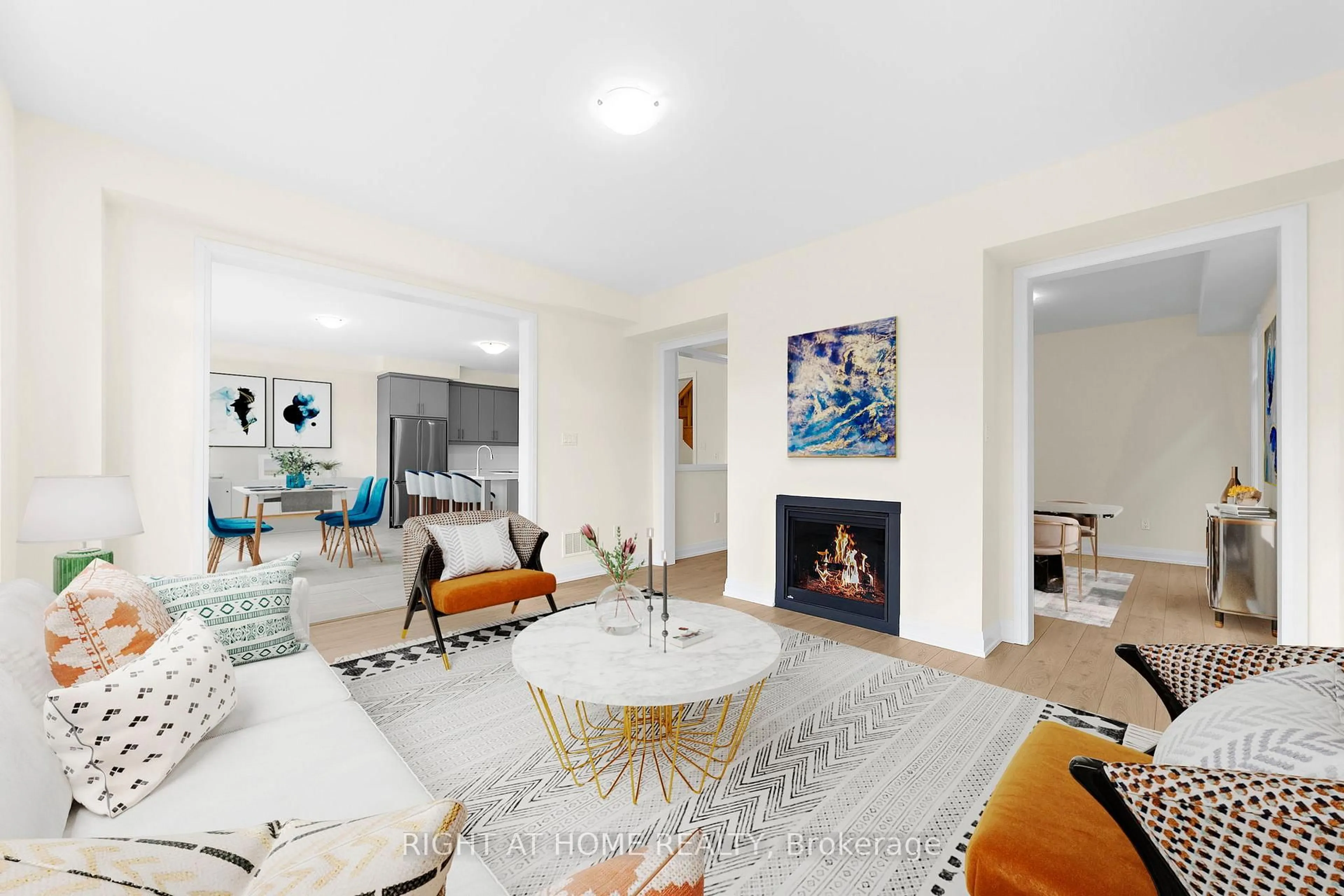 Living room with furniture, unknown for 48 Daffodil Rd, Springwater Ontario L9X 2E1
