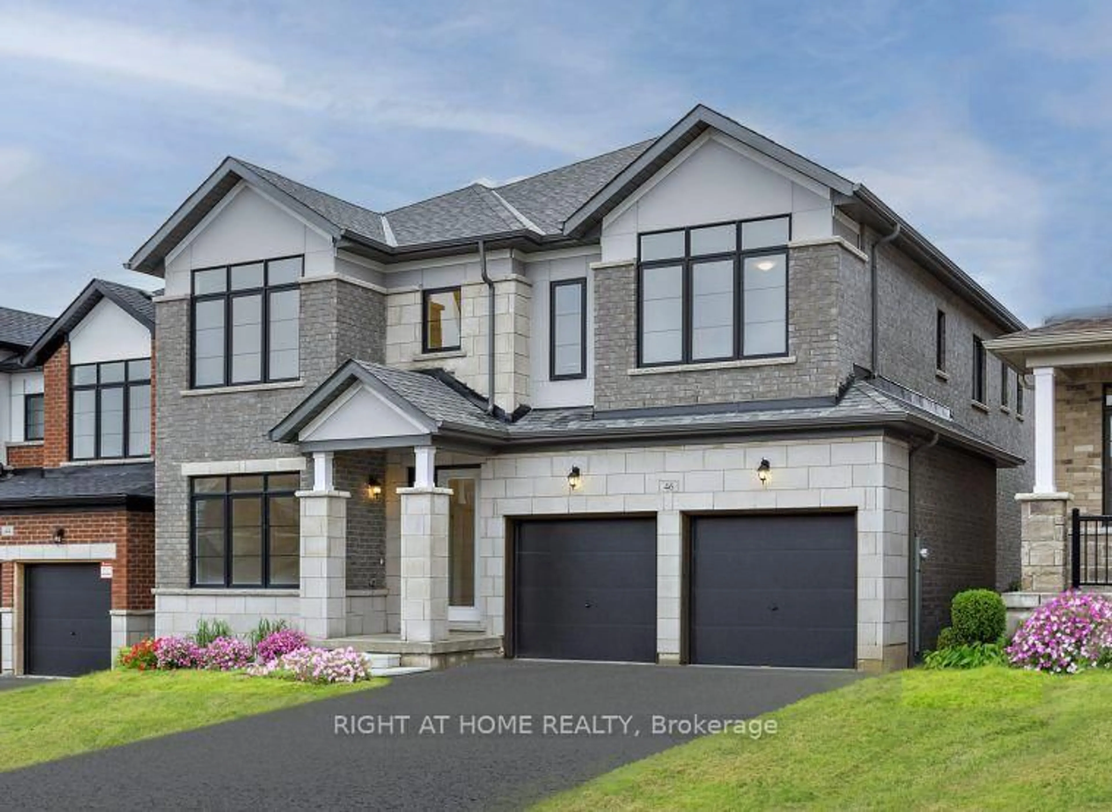 Home with brick exterior material, street for 46 Daffodil Rd, Springwater Ontario L9X 2E1
