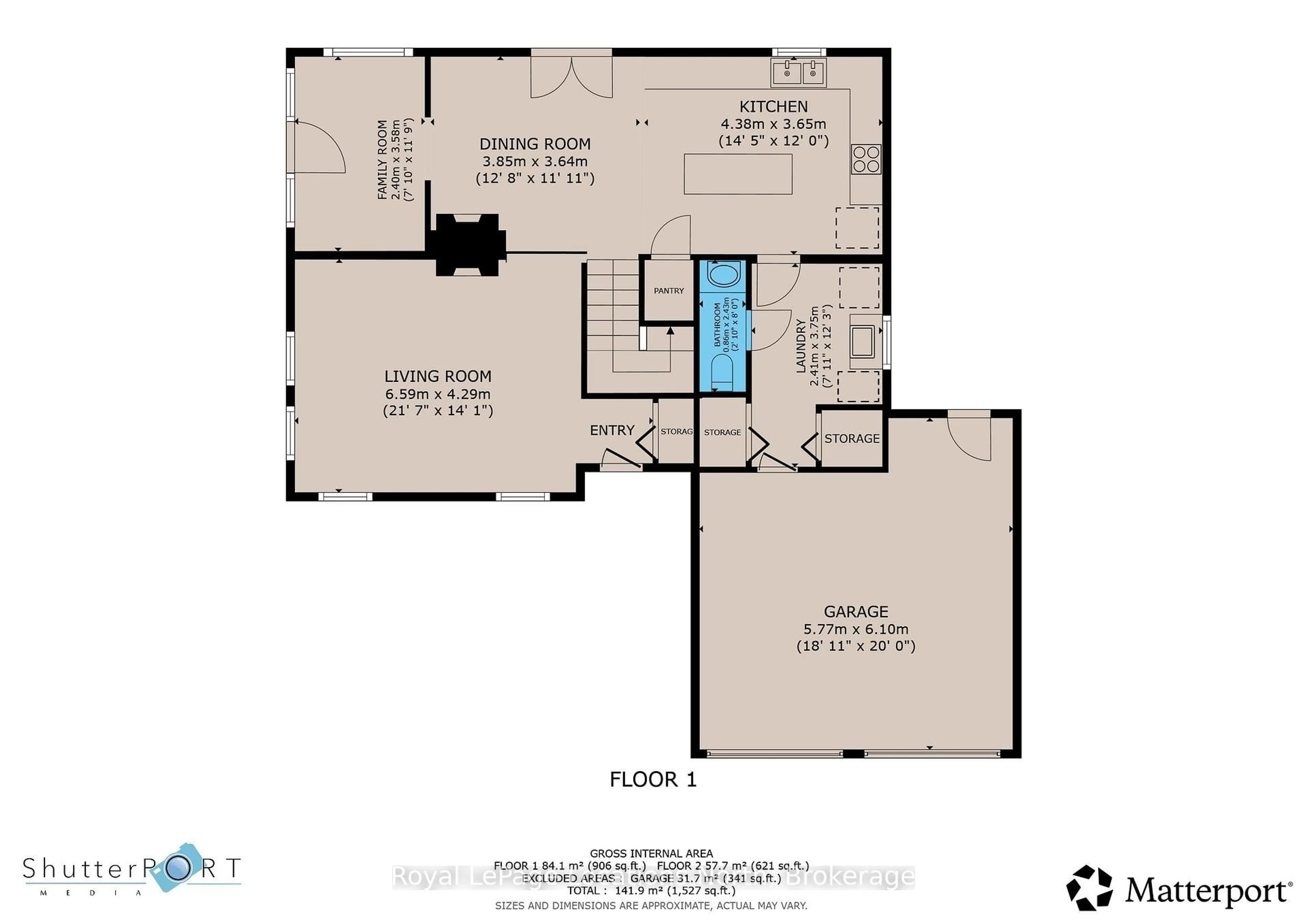 Floor plan for 1657 Shore Lane, Wasaga Beach Ontario L9Z 1W4