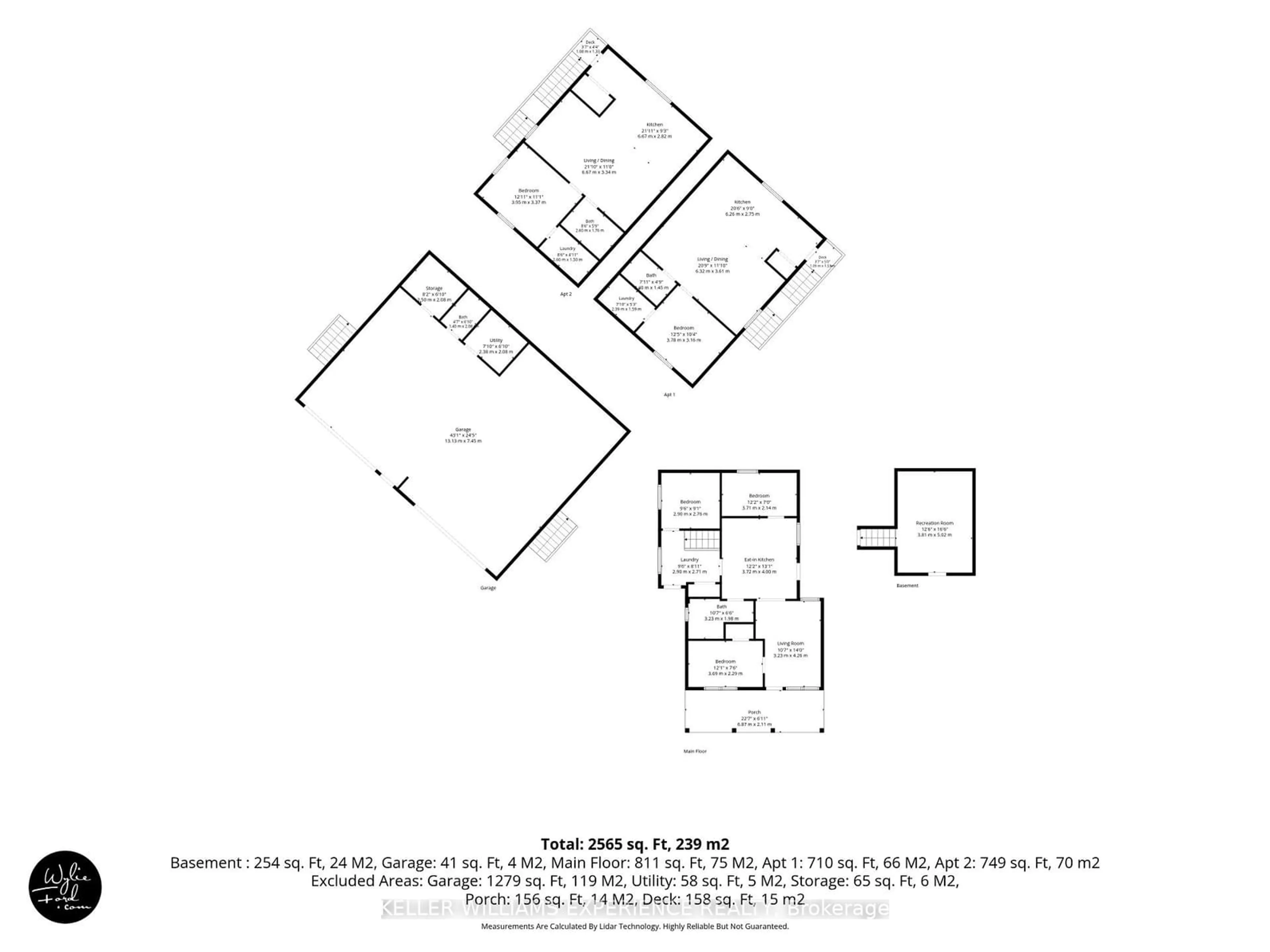 Floor plan for 19 Centre St, Barrie Ontario L4N 3L3