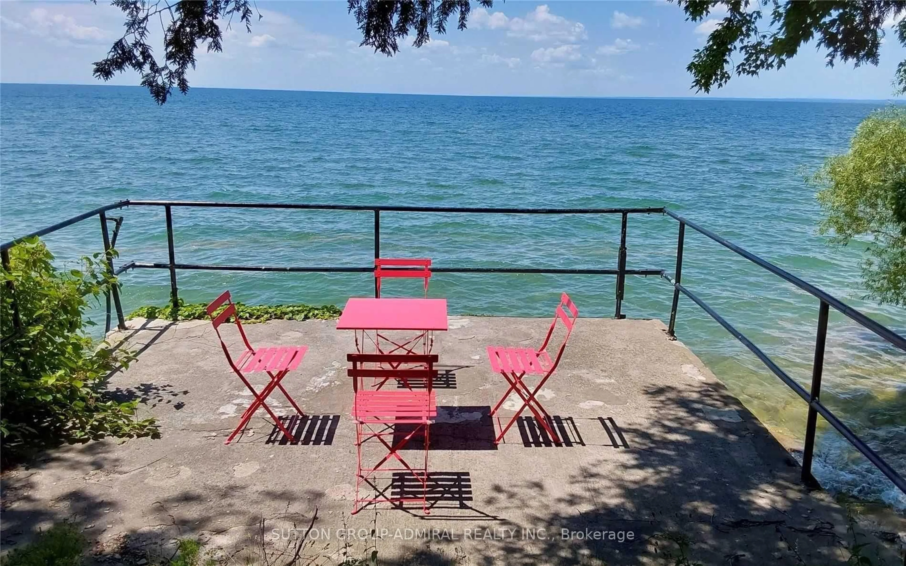 Patio, water/lake/river/ocean view for 2392 Lakeshore Dr, Ramara Ontario L0K 1B0