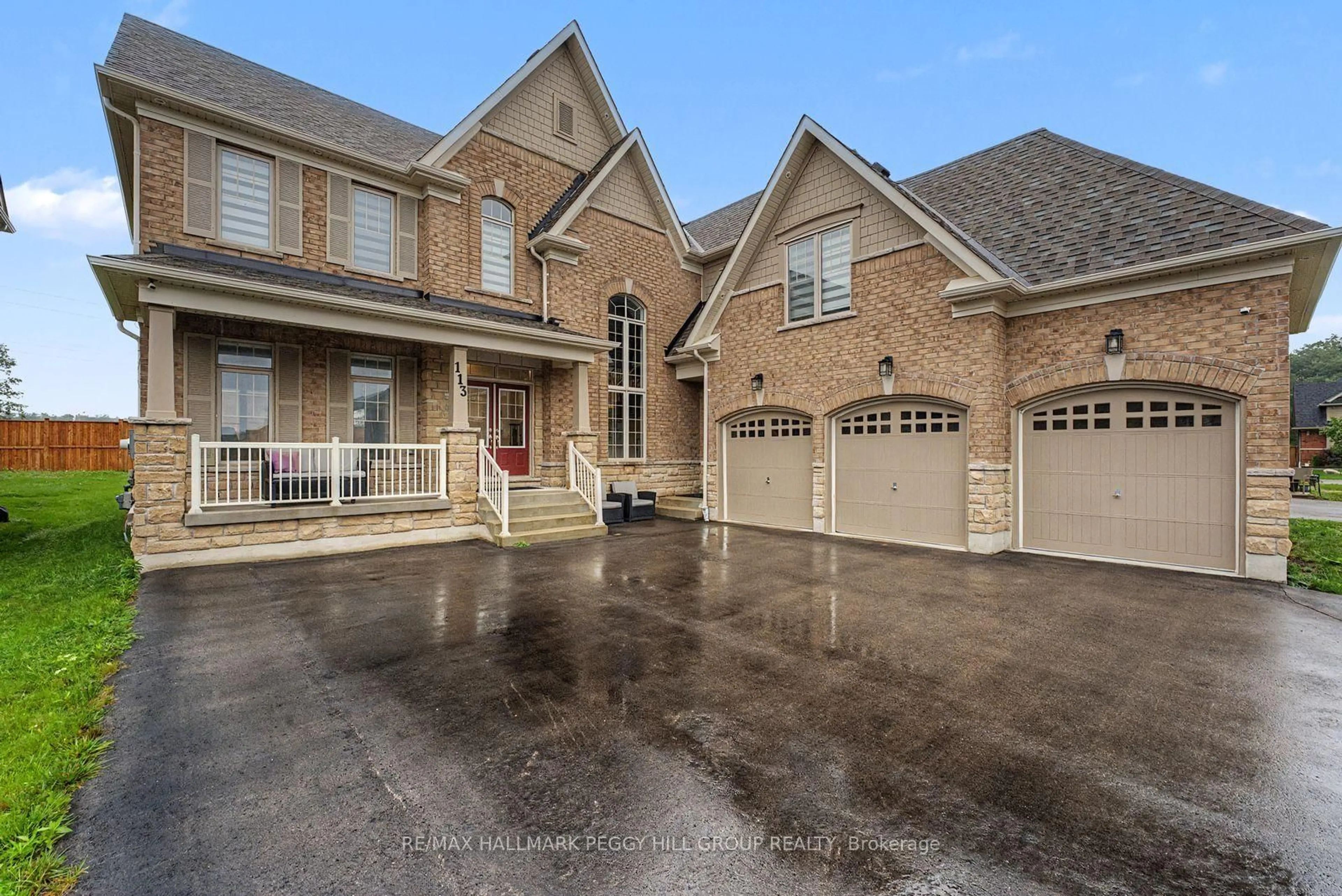 Home with brick exterior material, street for 113 Rugman Cres, Springwater Ontario L9X 2A5