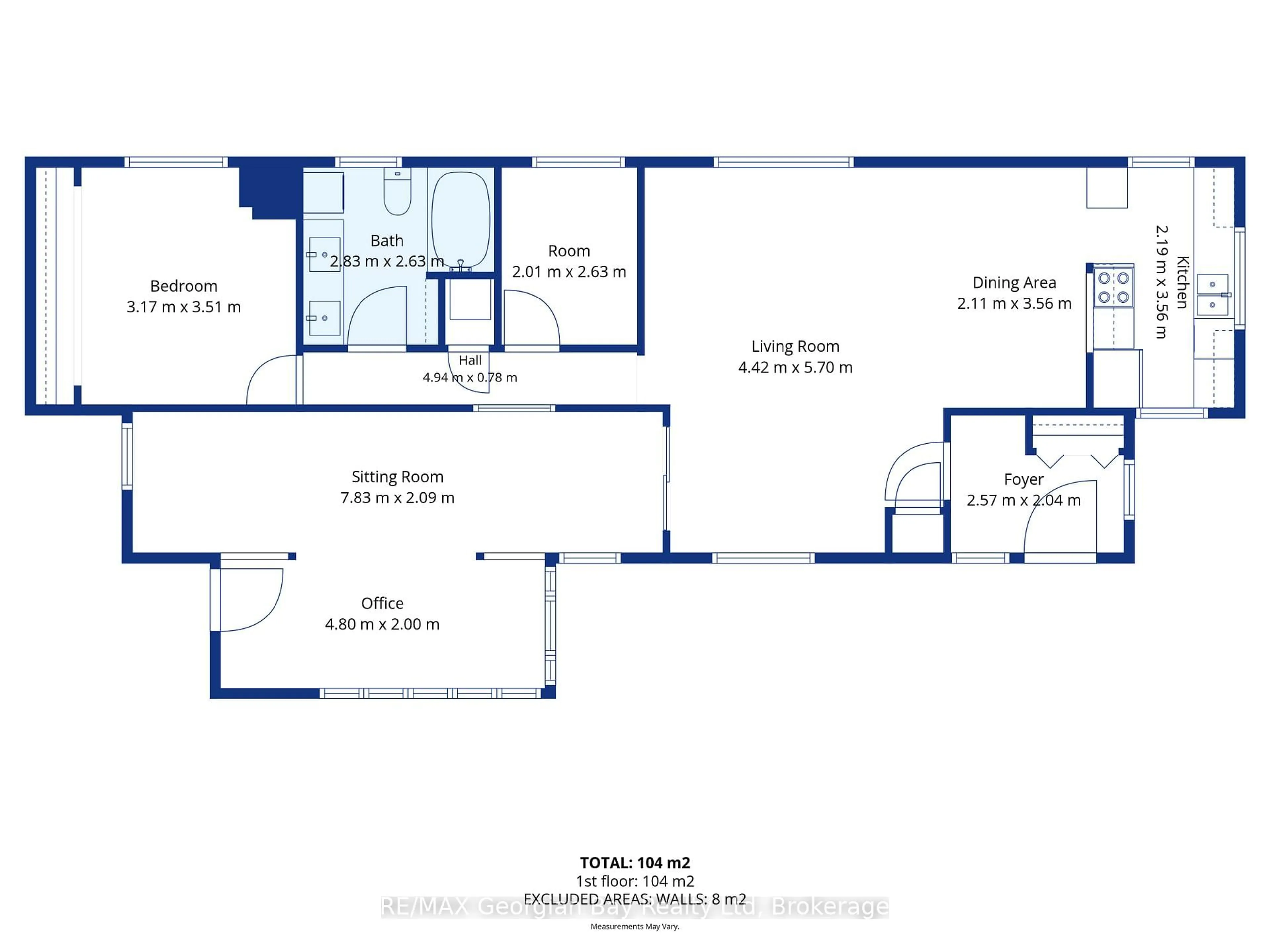 Floor plan for 525 Midland Point Rd #28, Midland Ontario L4R 5G9