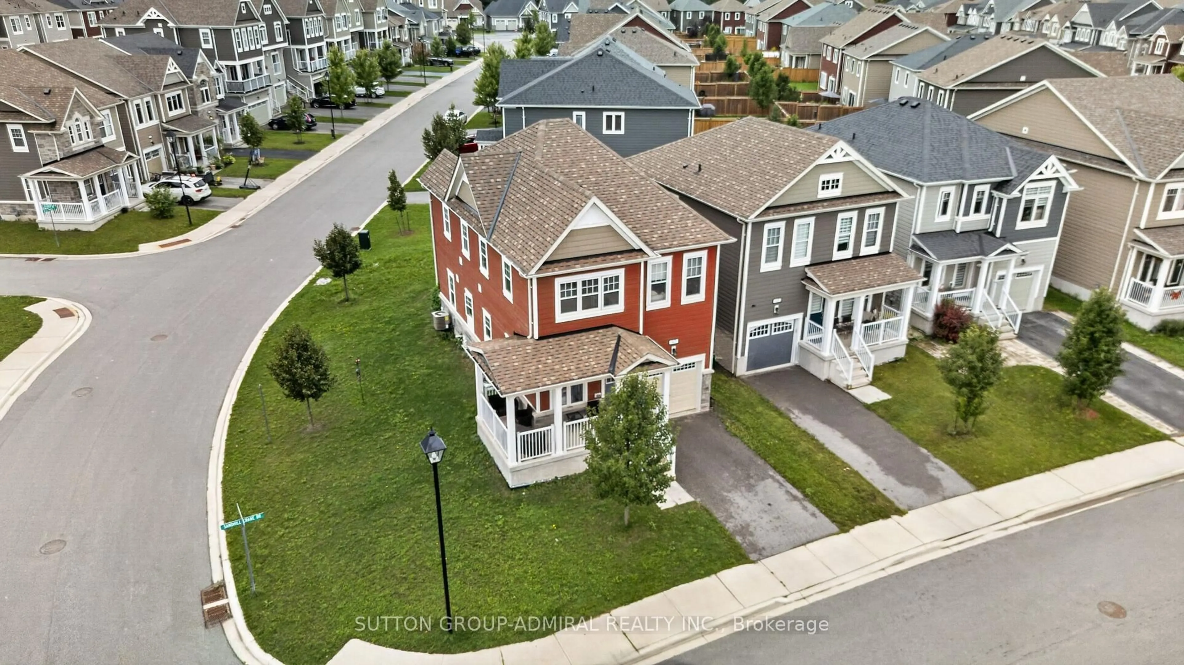 A pic from outside/outdoor area/front of a property/back of a property/a pic from drone, street for 47 SANDHILL CRANE Dr, Wasaga Beach Ontario L9Z 2E5
