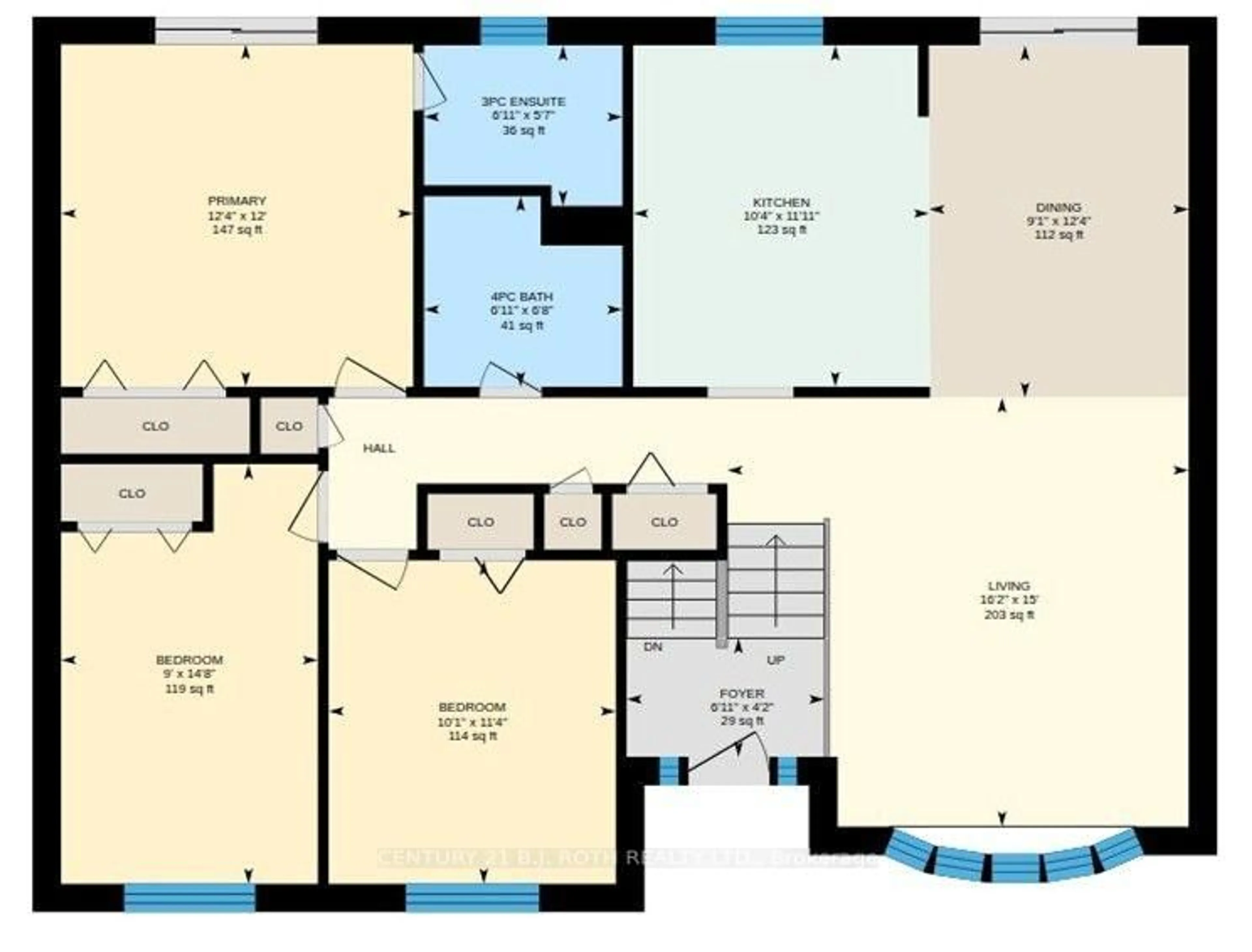 Floor plan for 195 North St, Orillia Ontario L3V 2G2