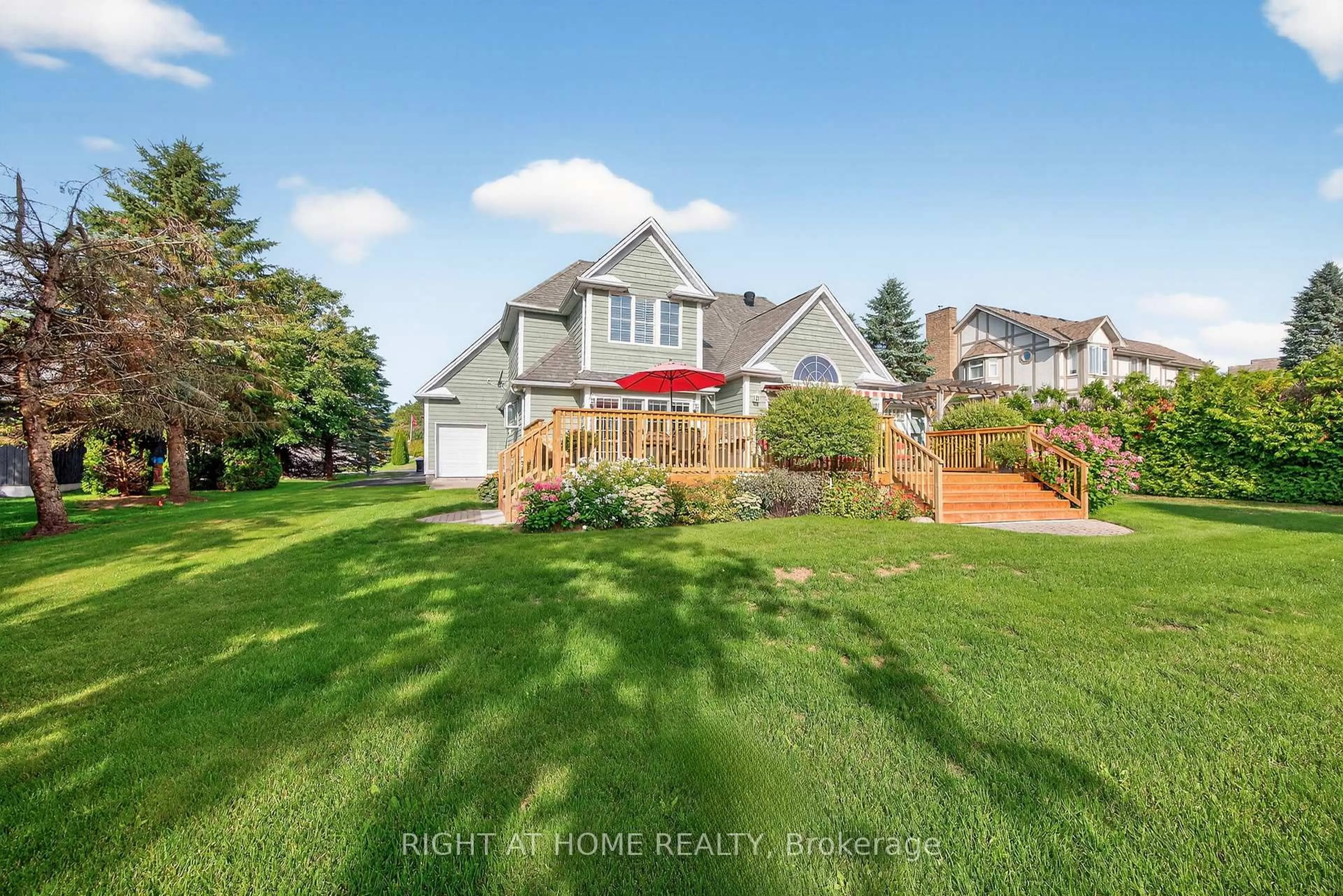A pic from outside/outdoor area/front of a property/back of a property/a pic from drone, water/lake/river/ocean view for 57 Highland Dr, Oro-Medonte Ontario L0L 2L0