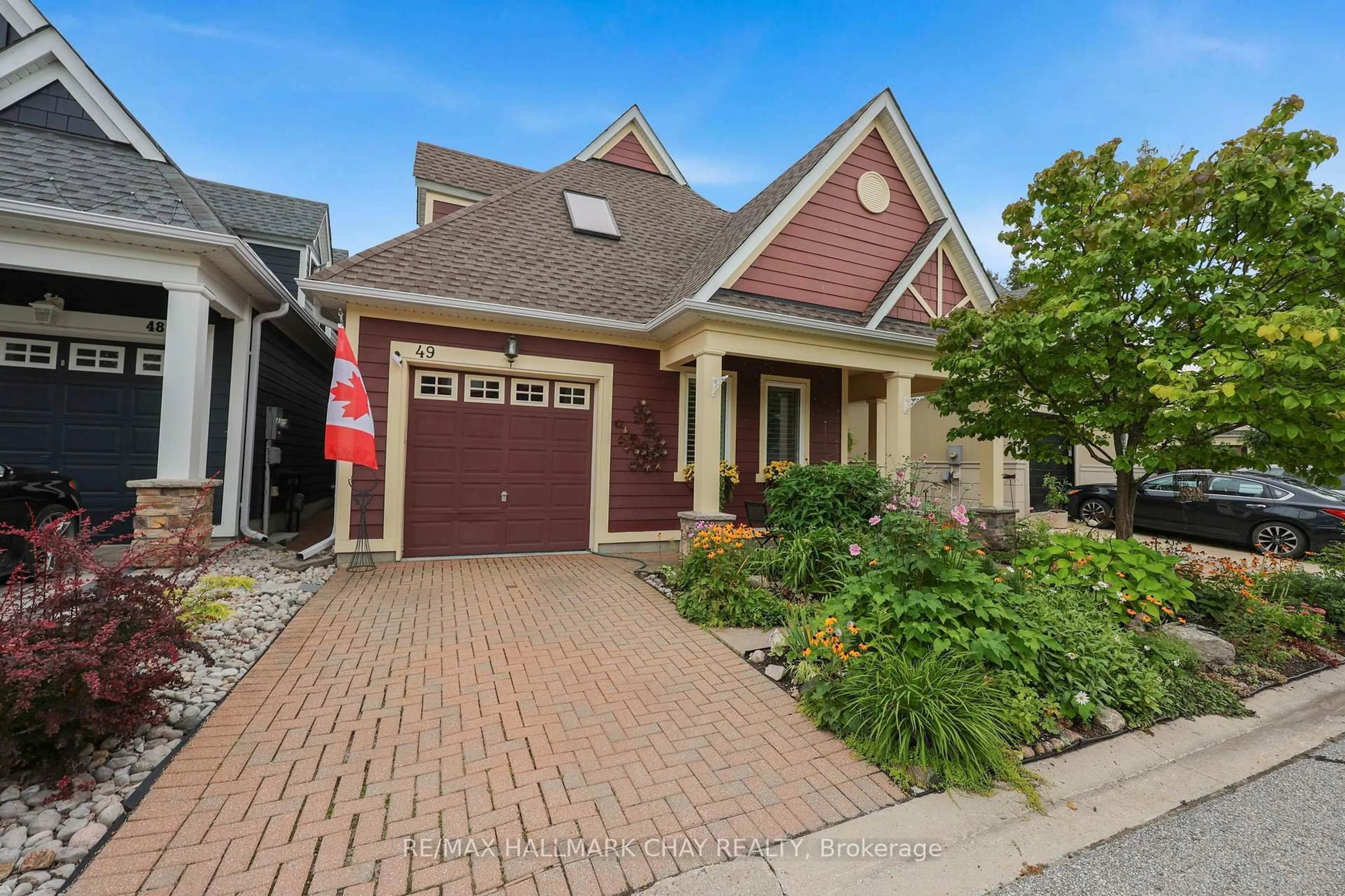 Home with brick exterior material, street for 5 INVERMARA Crt #49, Orillia Ontario L3V 8B4