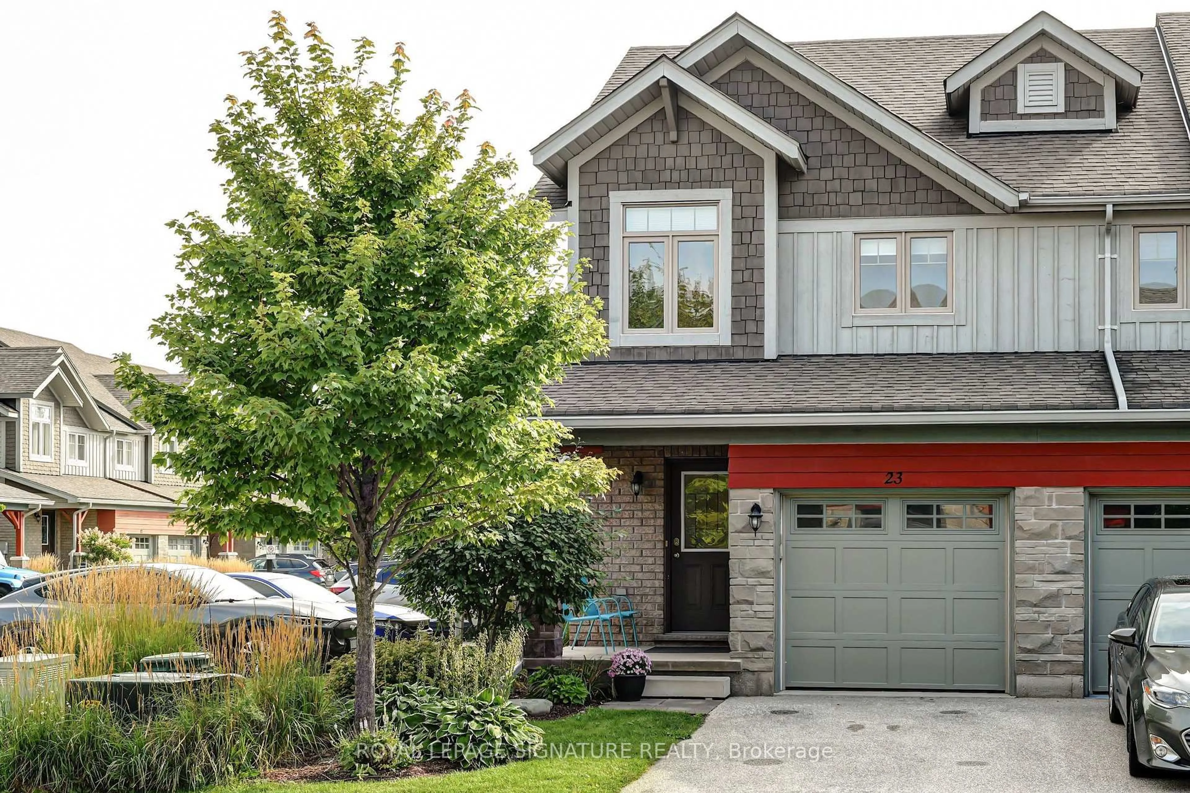 Home with brick exterior material, street for 23 Silver Glen Blvd, Collingwood Ontario L9Y 0G9