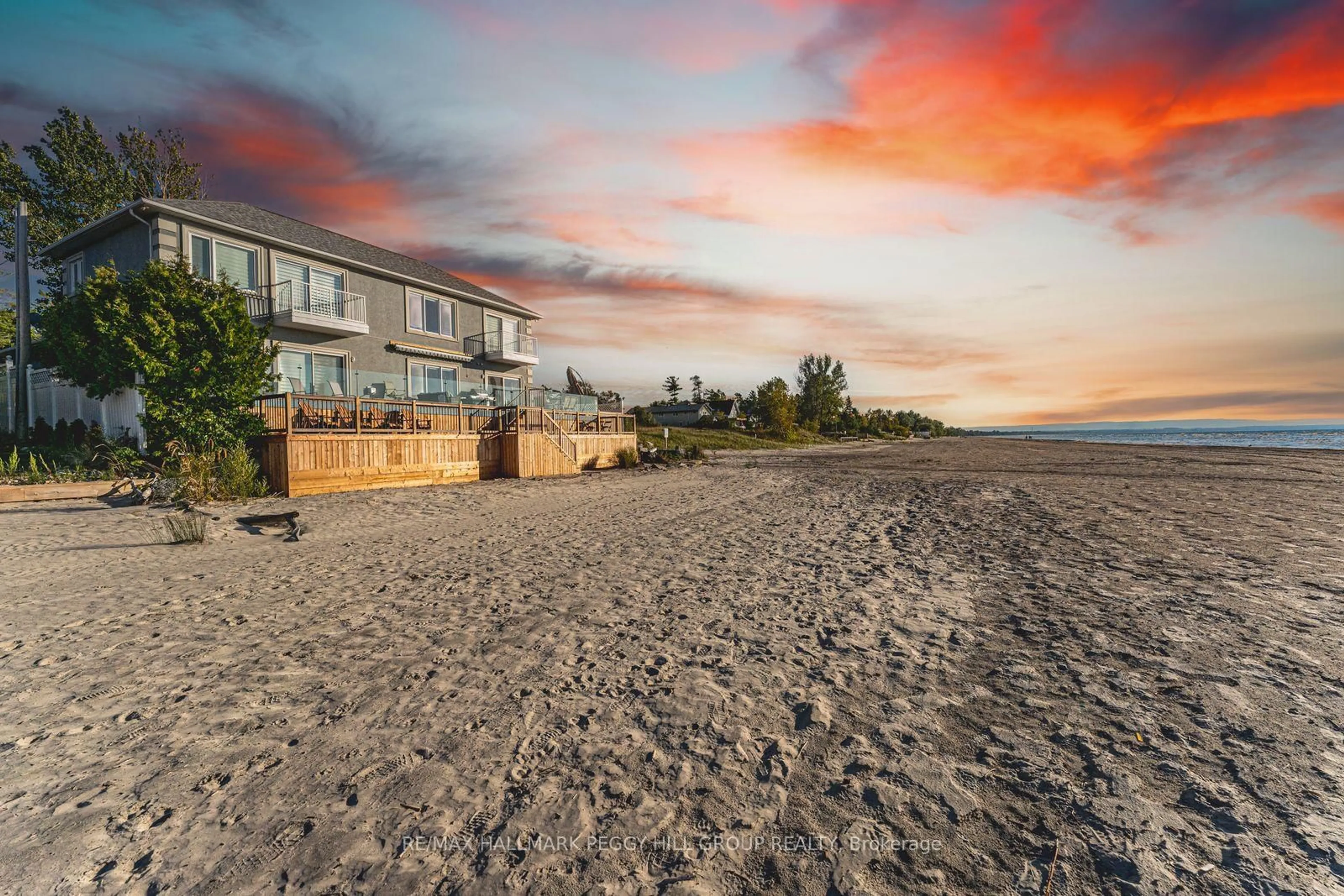 A pic from outside/outdoor area/front of a property/back of a property/a pic from drone, water/lake/river/ocean view for 5 17th St, Wasaga Beach Ontario L9Z 2H9