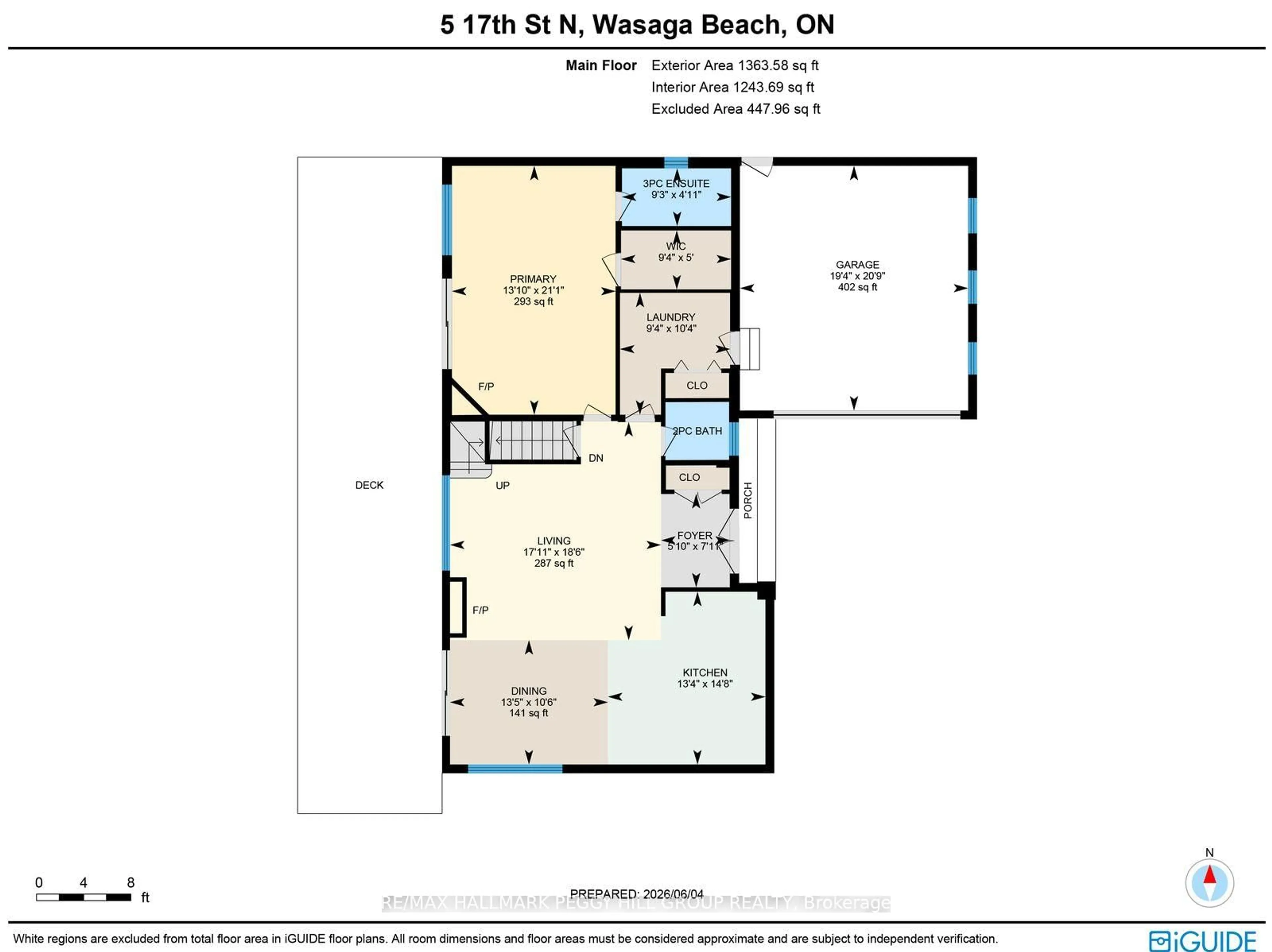 Floor plan for 5 17th St, Wasaga Beach Ontario L9Z 2H9