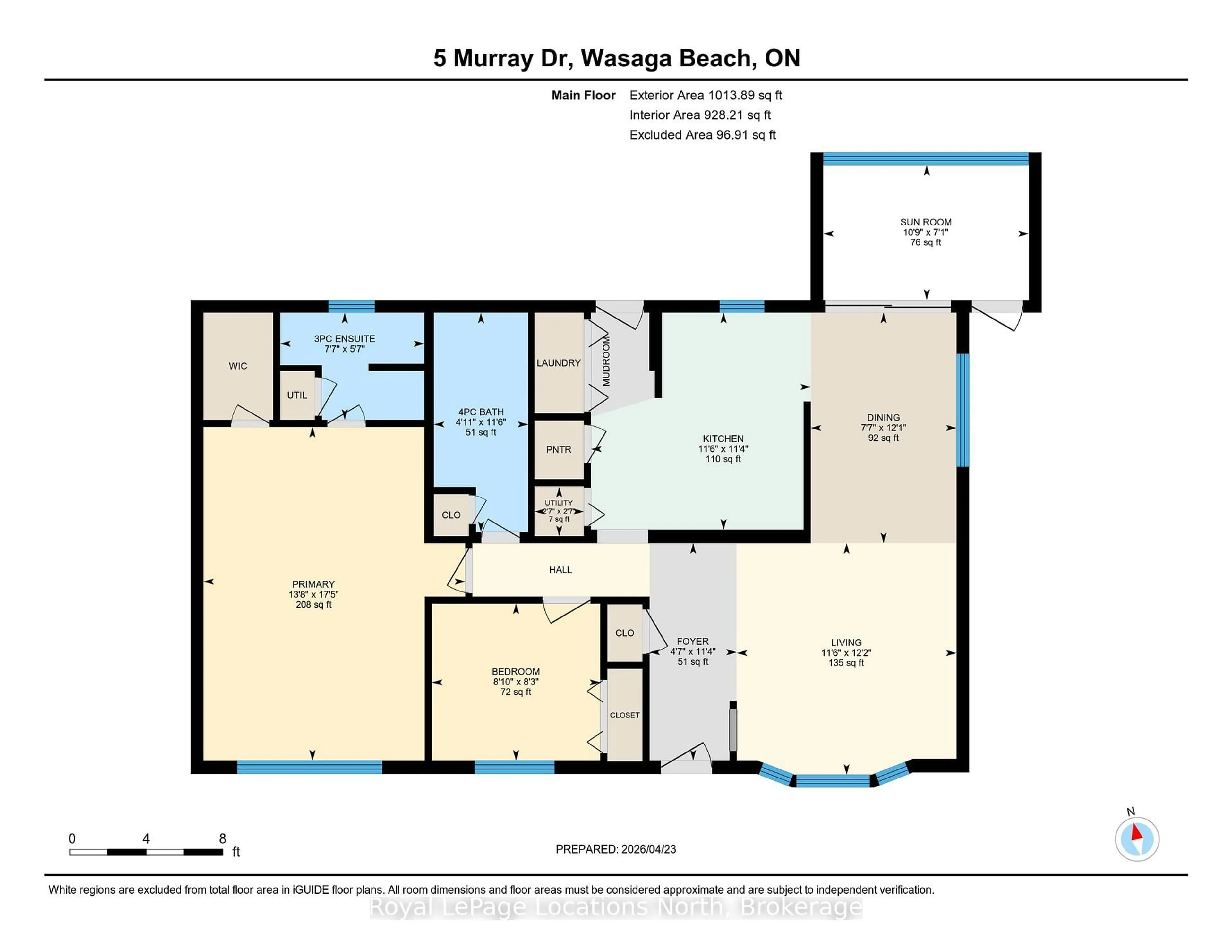 Floor plan for 5 Murray Dr, Wasaga Beach Ontario L9Z 1K3