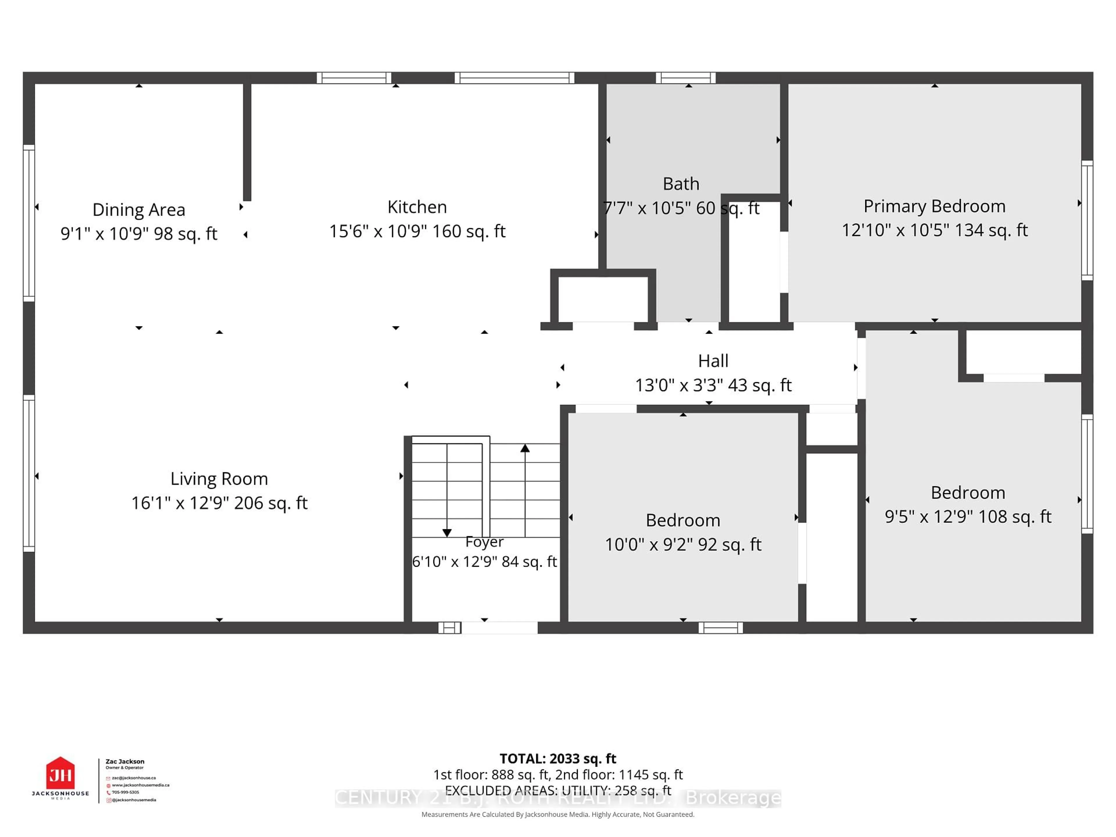 Floor plan for 305 Park St, Orillia Ontario L3V 7R6