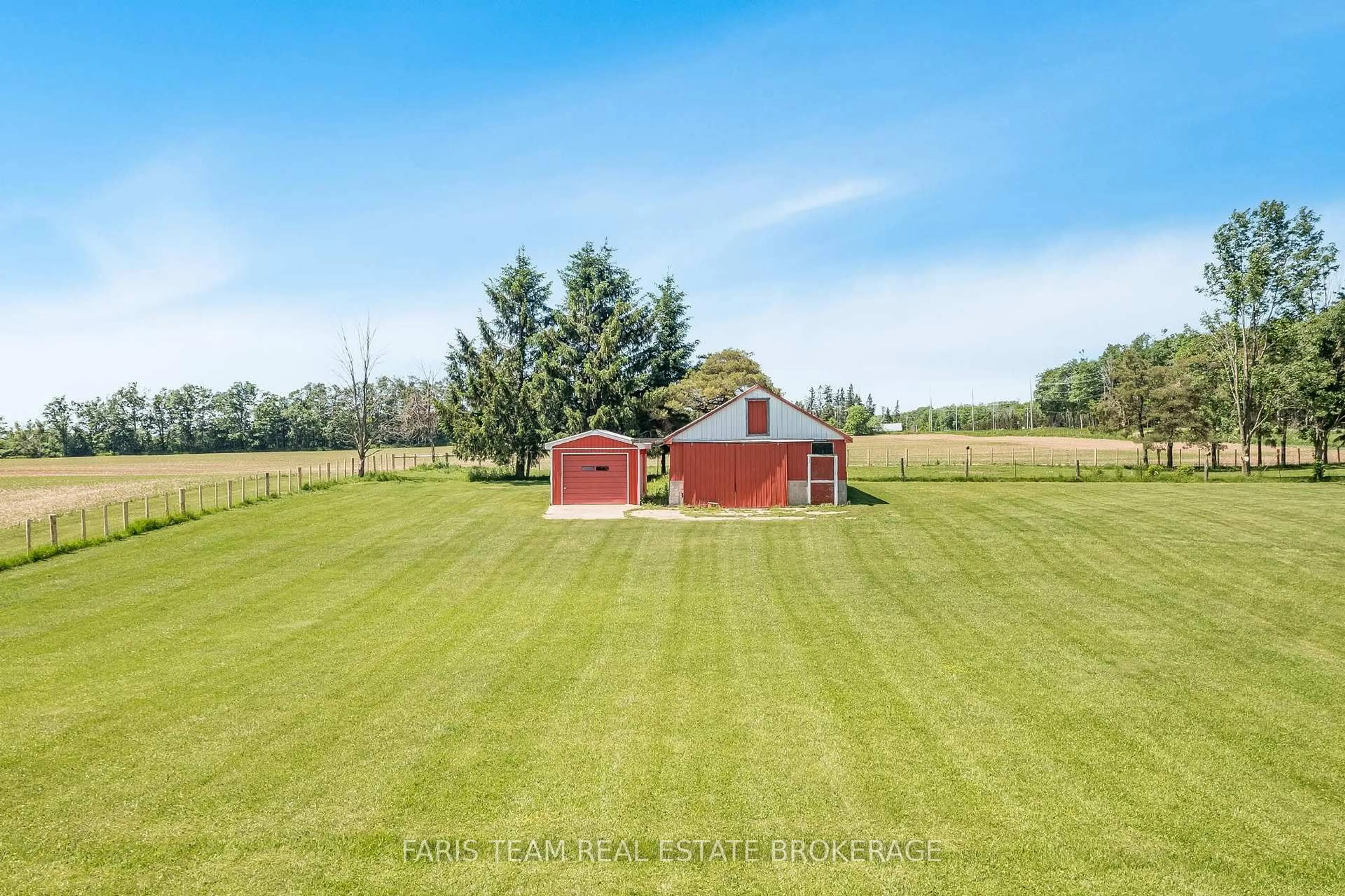 A pic from outside/outdoor area/front of a property/back of a property/a pic from drone, water/lake/river/ocean view for 2966 George Johnston Rd, Springwater Ontario L9X 1T8