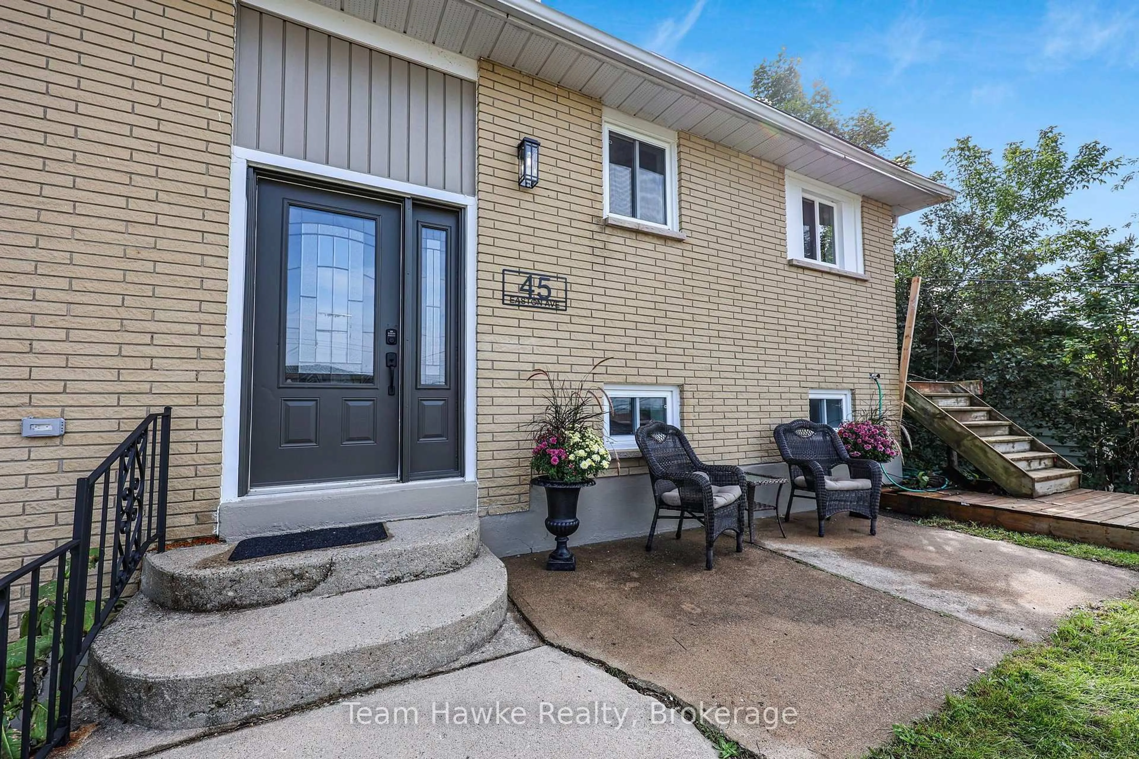 Home with brick exterior material, street for 45 Easton Ave, Tay Ontario L0K 1R0